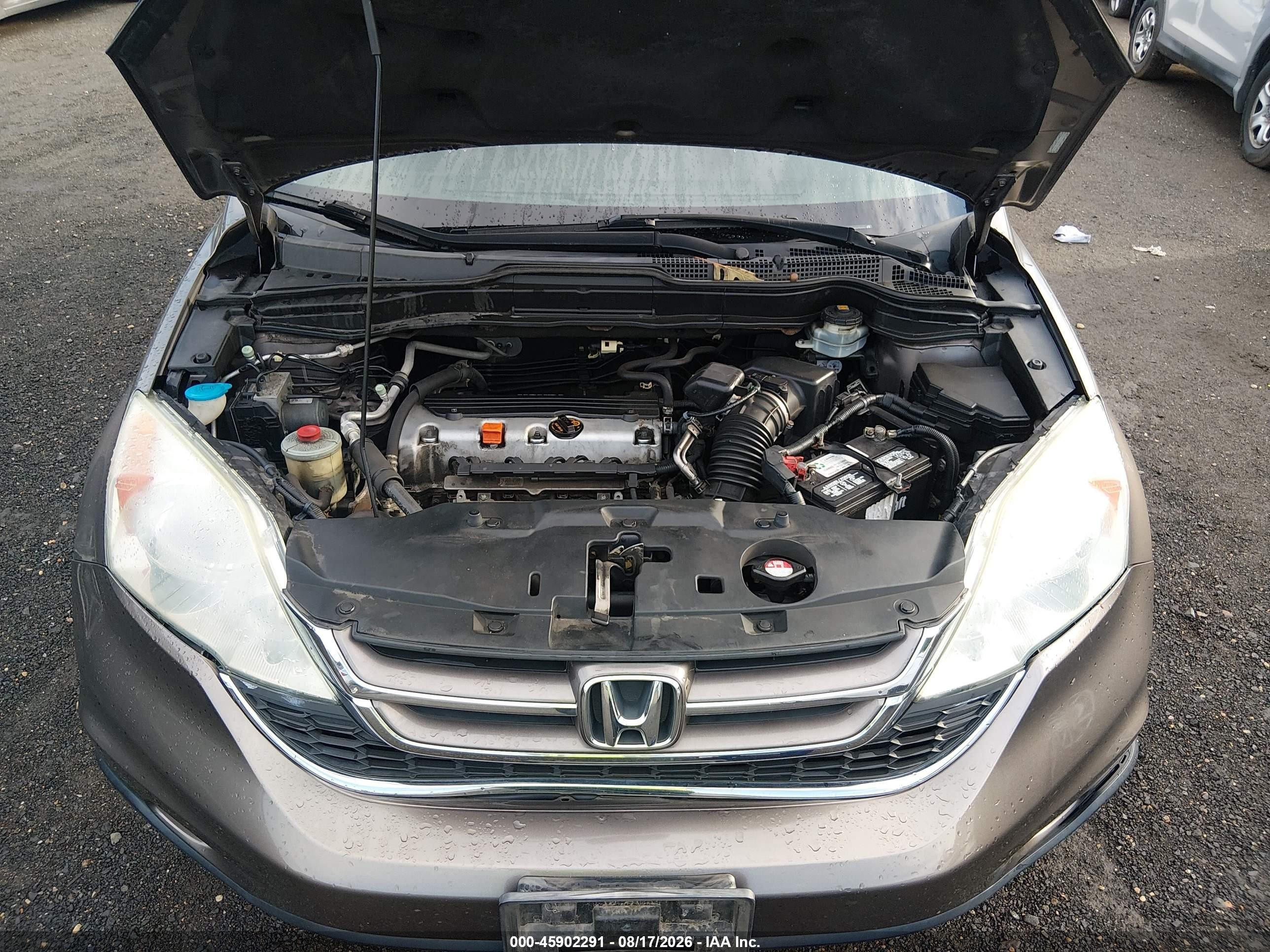 2010 Honda Cr-v Ex Gray vin: 5J6RE4H50AL074402