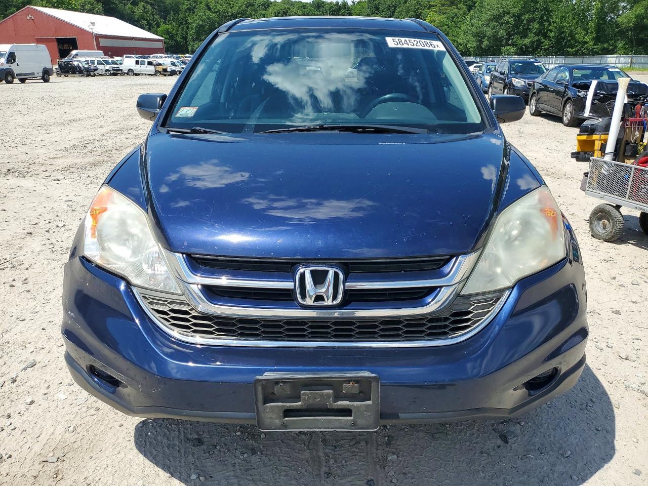 2010 Honda Cr-v Ex Синий vin: 5J6RE4H50AL092303