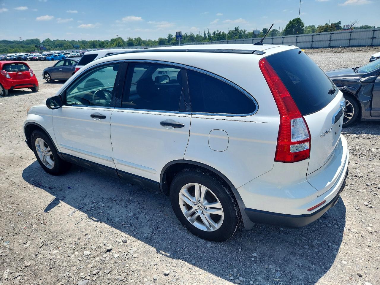 2010 Honda Cr-v Ex White vin: 5J6RE4H50AL094617