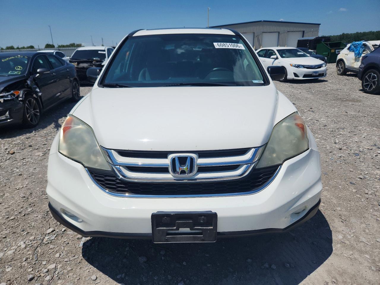 2010 Honda Cr-v Ex White vin: 5J6RE4H50AL094617