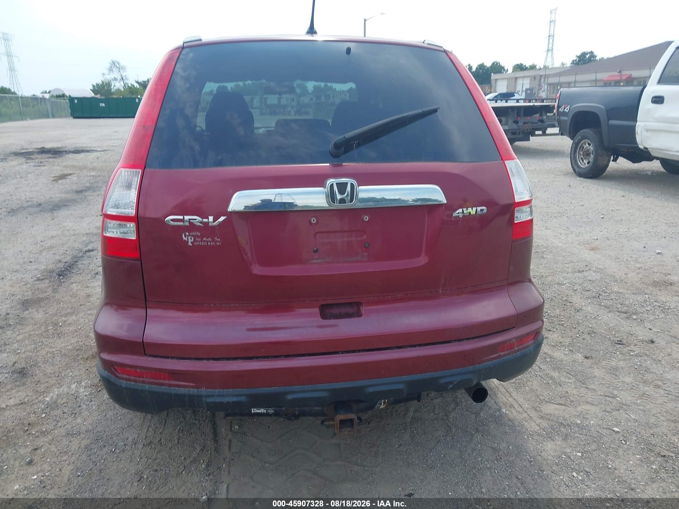 2011 Honda Cr-v Ex Красный vin: 5J6RE4H50BL035293