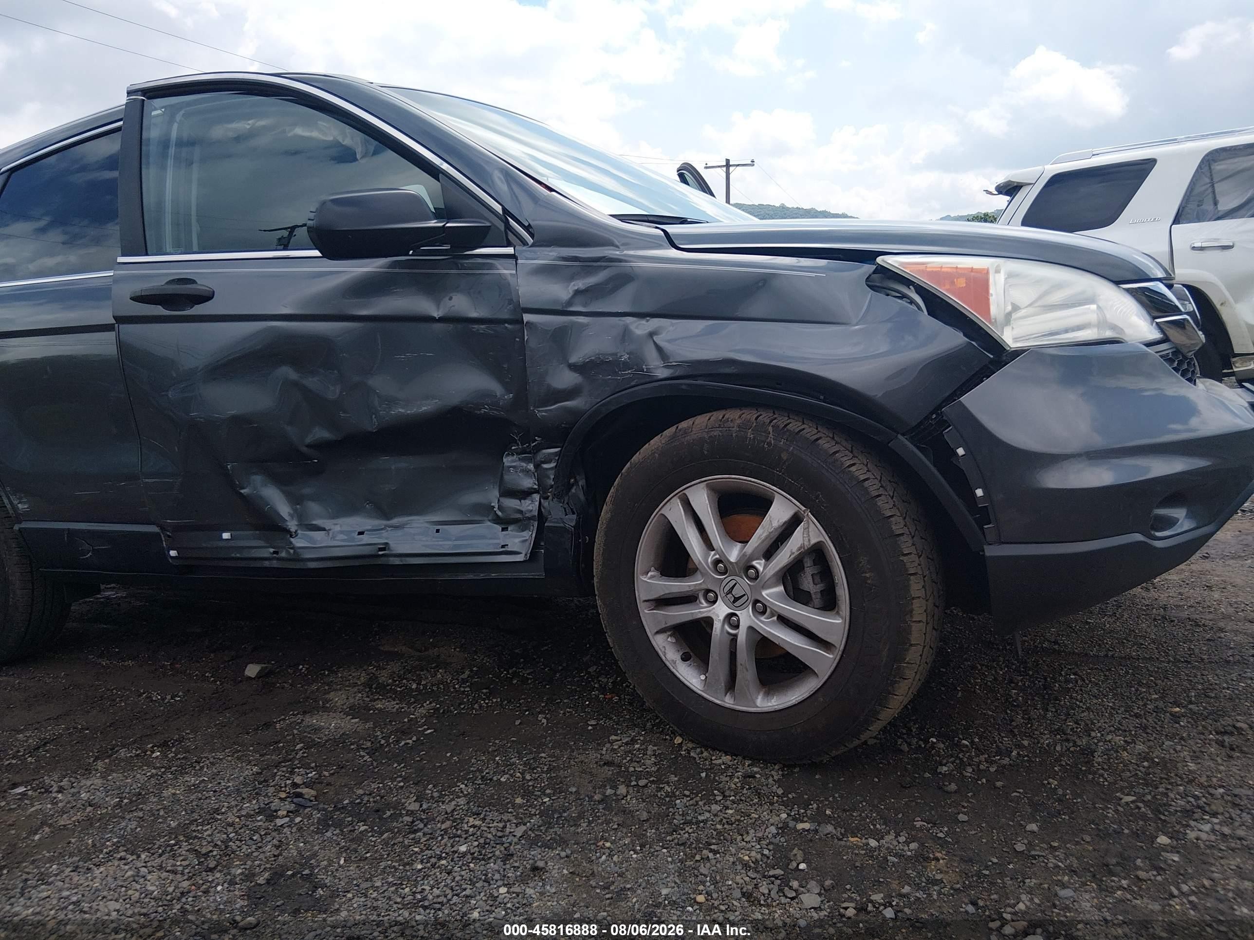 2011 Honda Cr-v Ex Gray vin: 5J6RE4H50BL039943