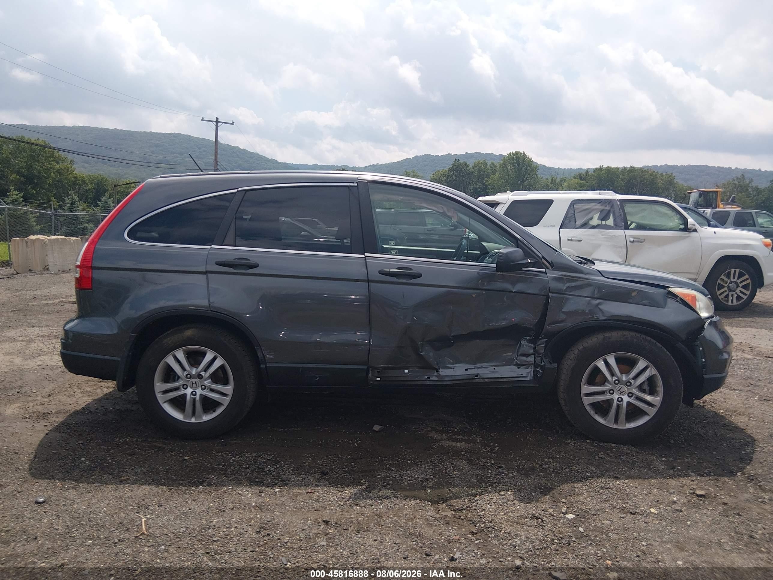 2011 Honda Cr-v Ex Gray vin: 5J6RE4H50BL039943