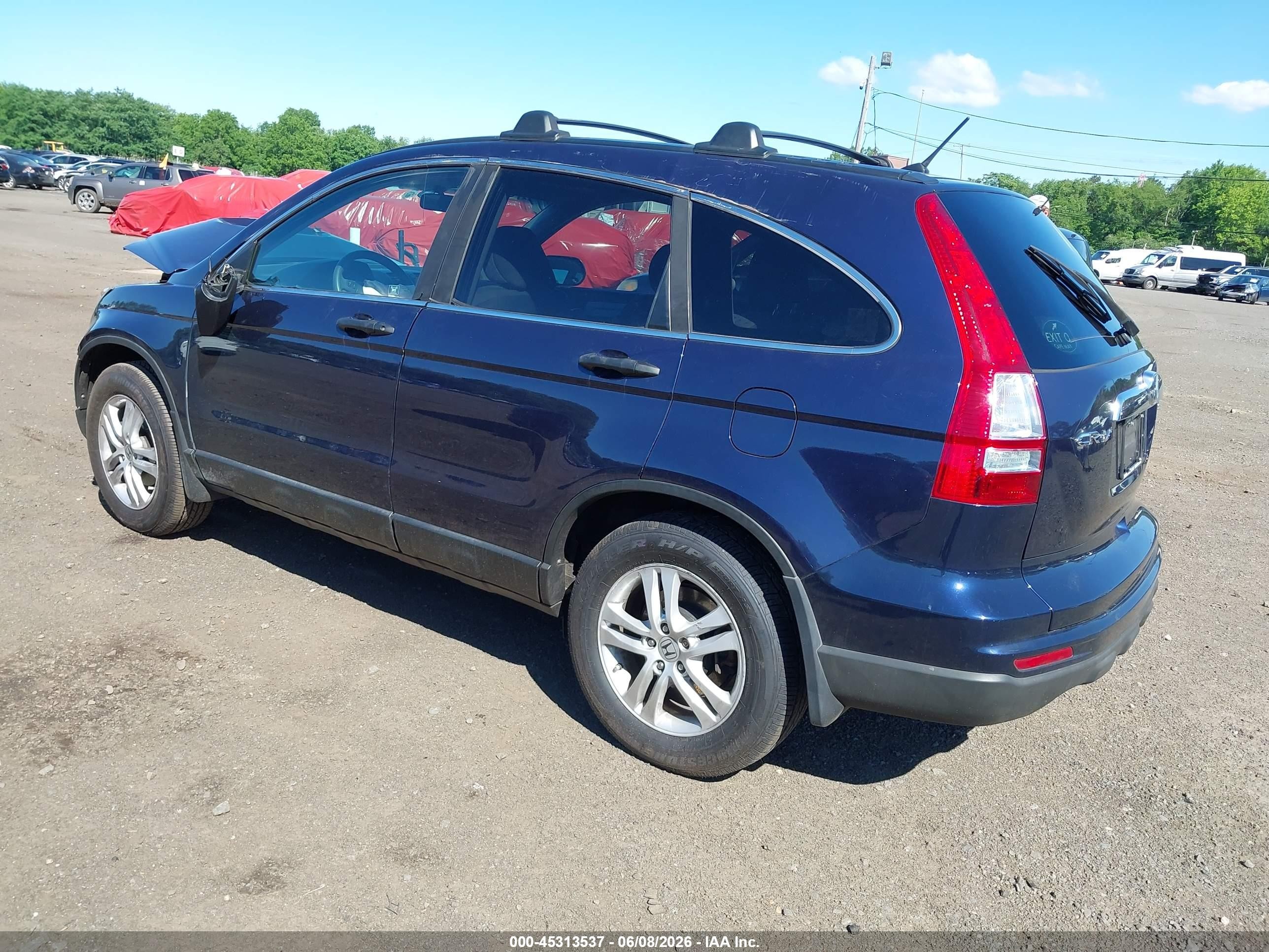 2011 Honda Cr-v Ex Dark Blue vin: 5J6RE4H50BL053244