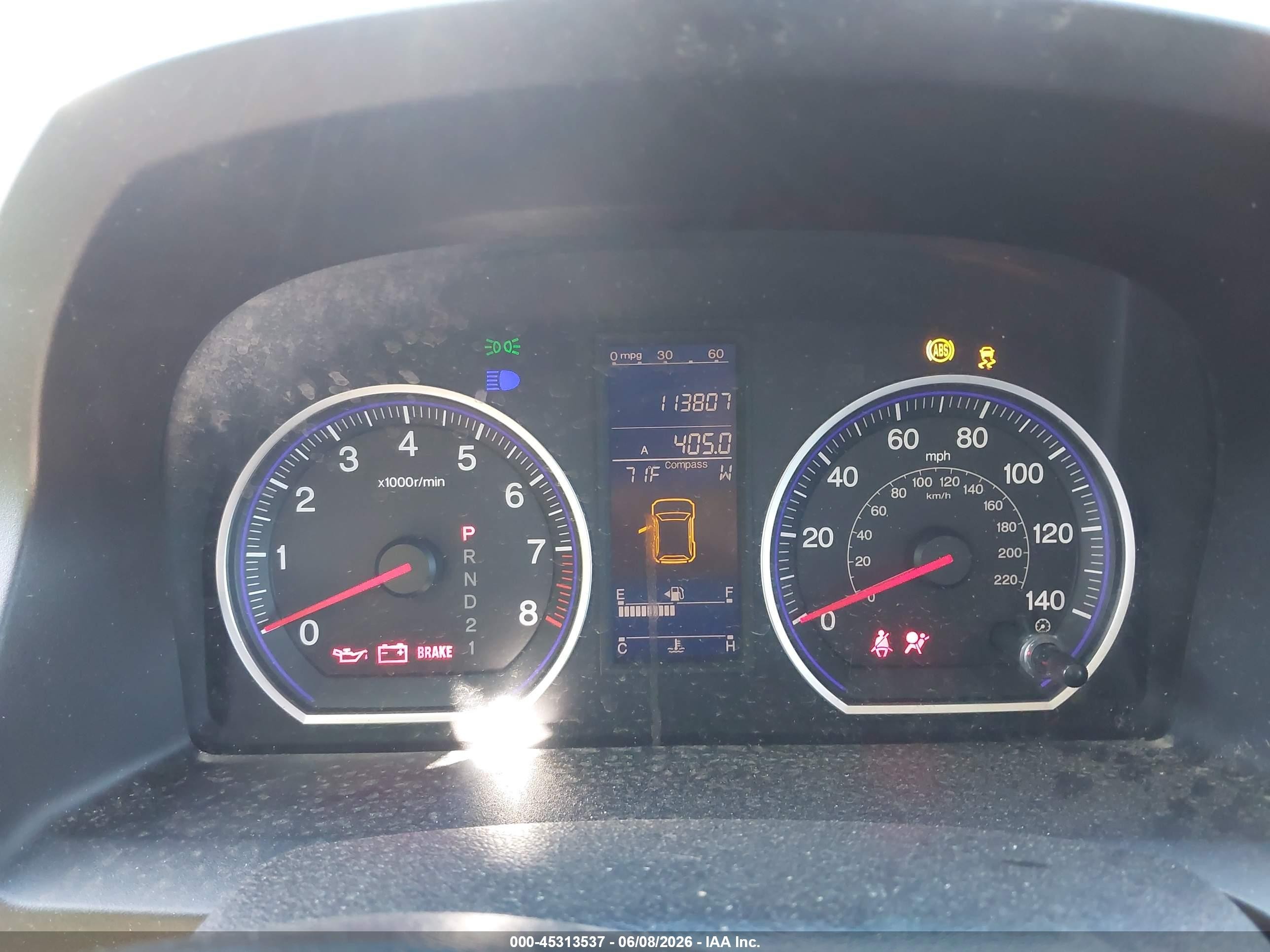 2011 Honda Cr-v Ex Dark Blue vin: 5J6RE4H50BL053244