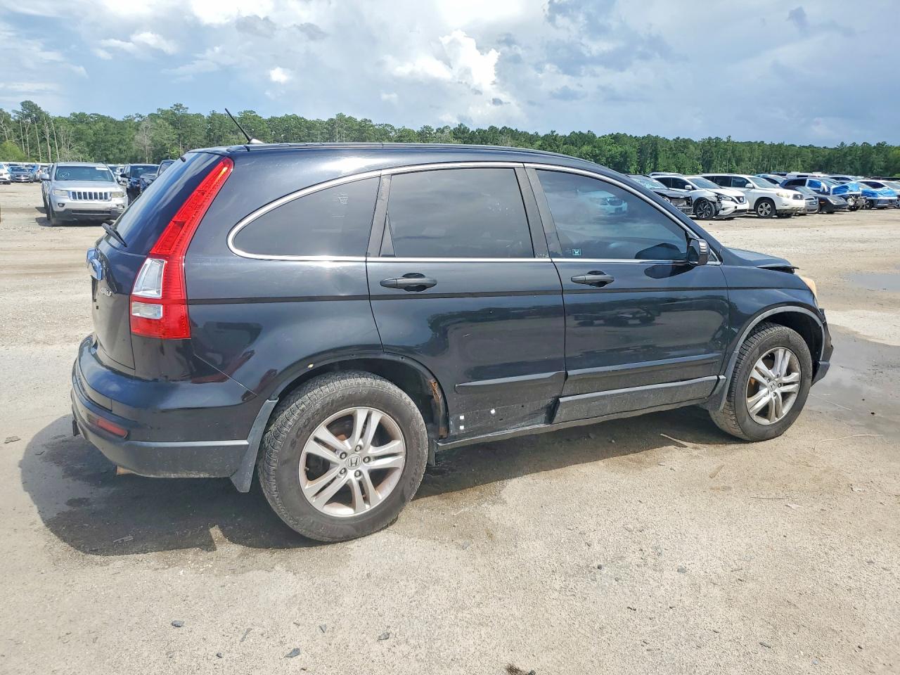 2011 Honda Cr-v Ex Black vin: 5J6RE4H50BL054667