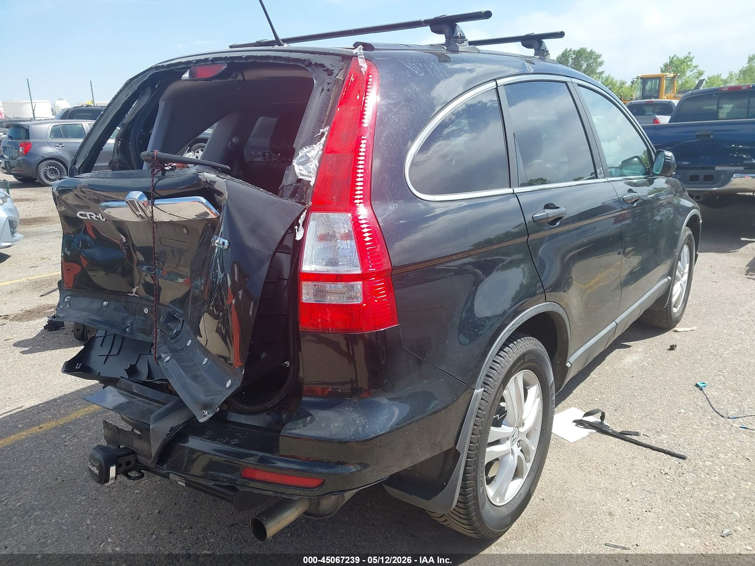 2010 Honda Cr-v Ex Черный vin: 5J6RE4H51AL041201