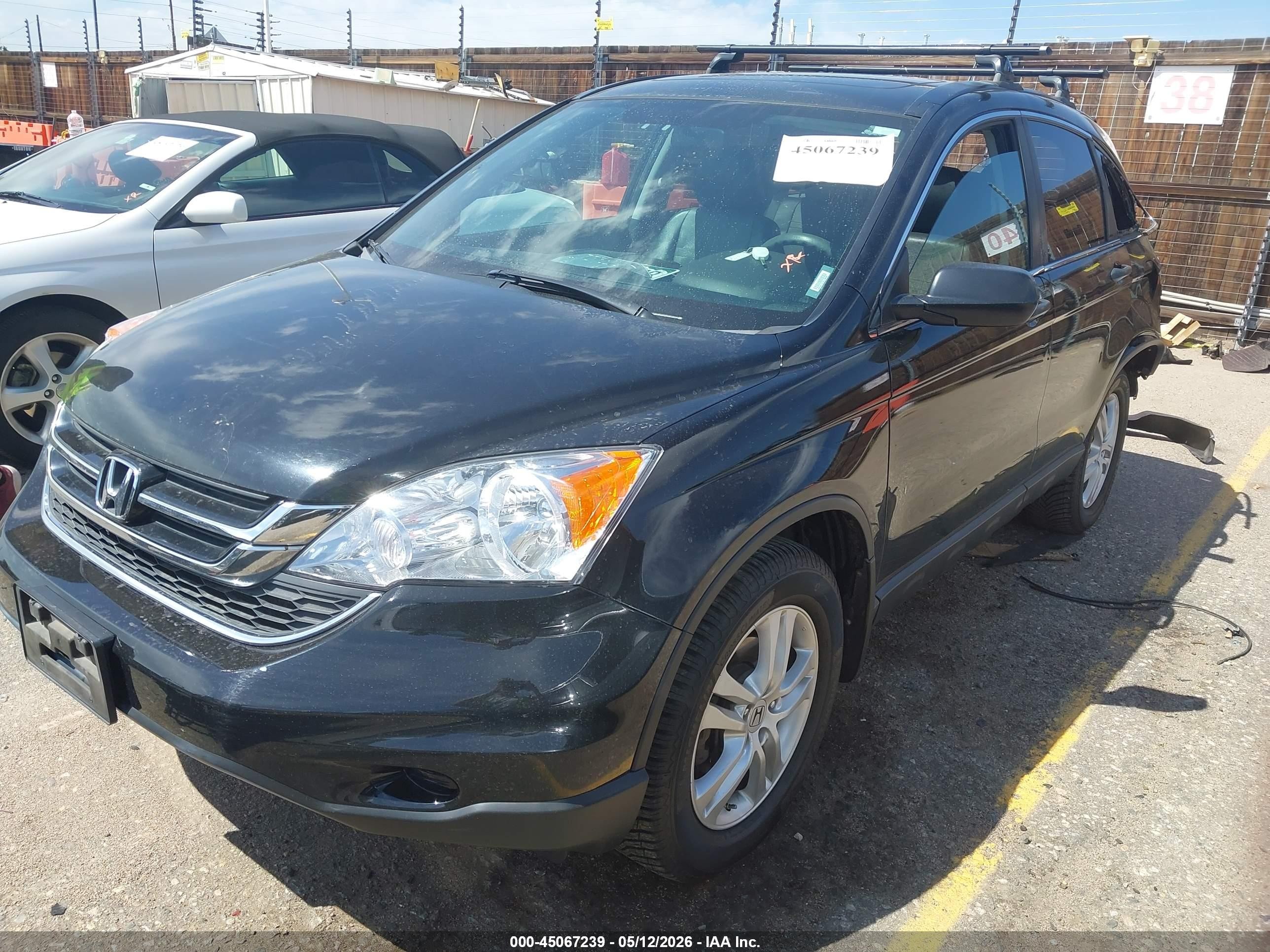 2010 Honda Cr-v Ex Черный vin: 5J6RE4H51AL041201