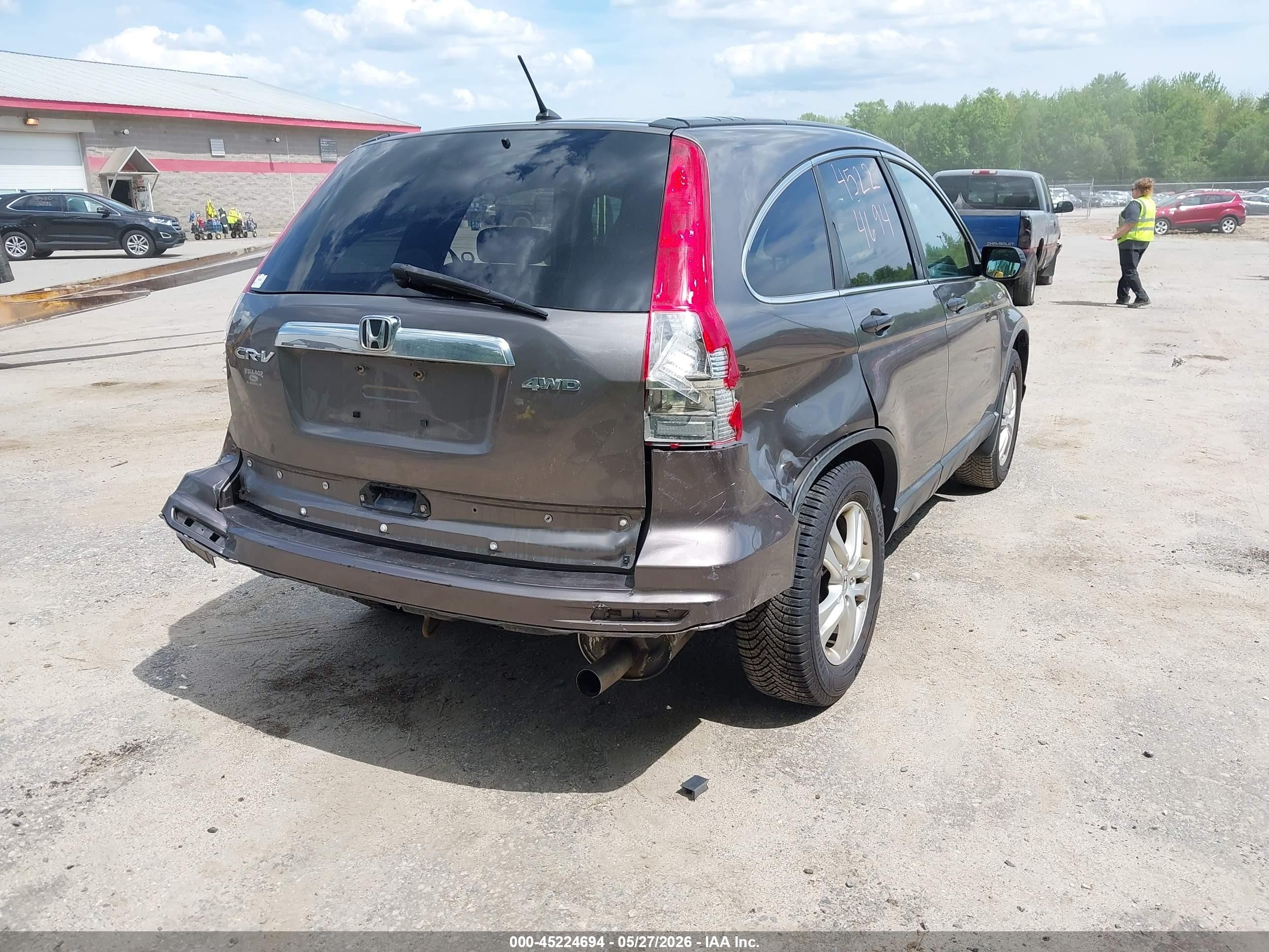 2010 Honda Cr-v Ex Brown vin: 5J6RE4H51AL048391