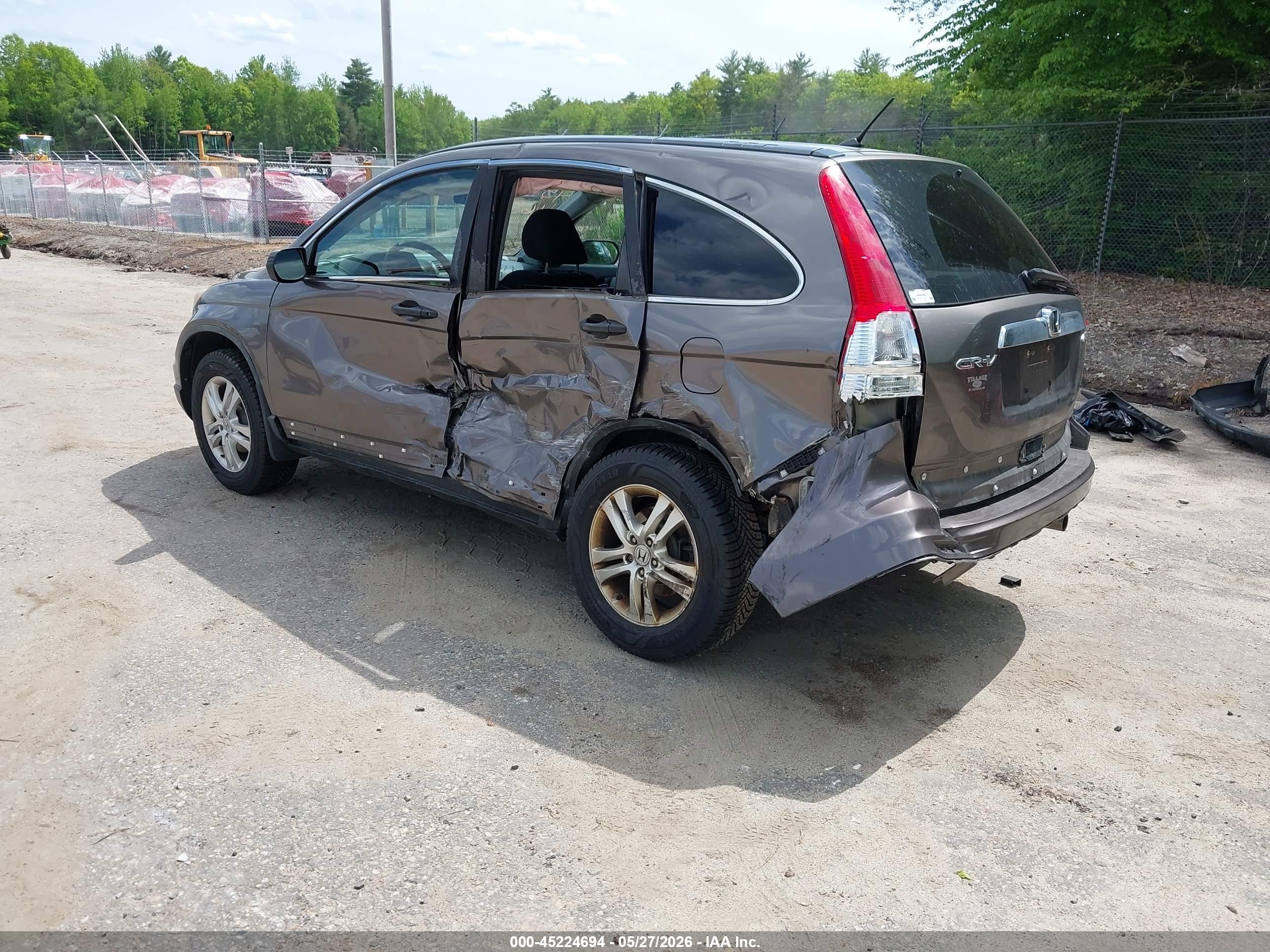 2010 Honda Cr-v Ex Brown vin: 5J6RE4H51AL048391