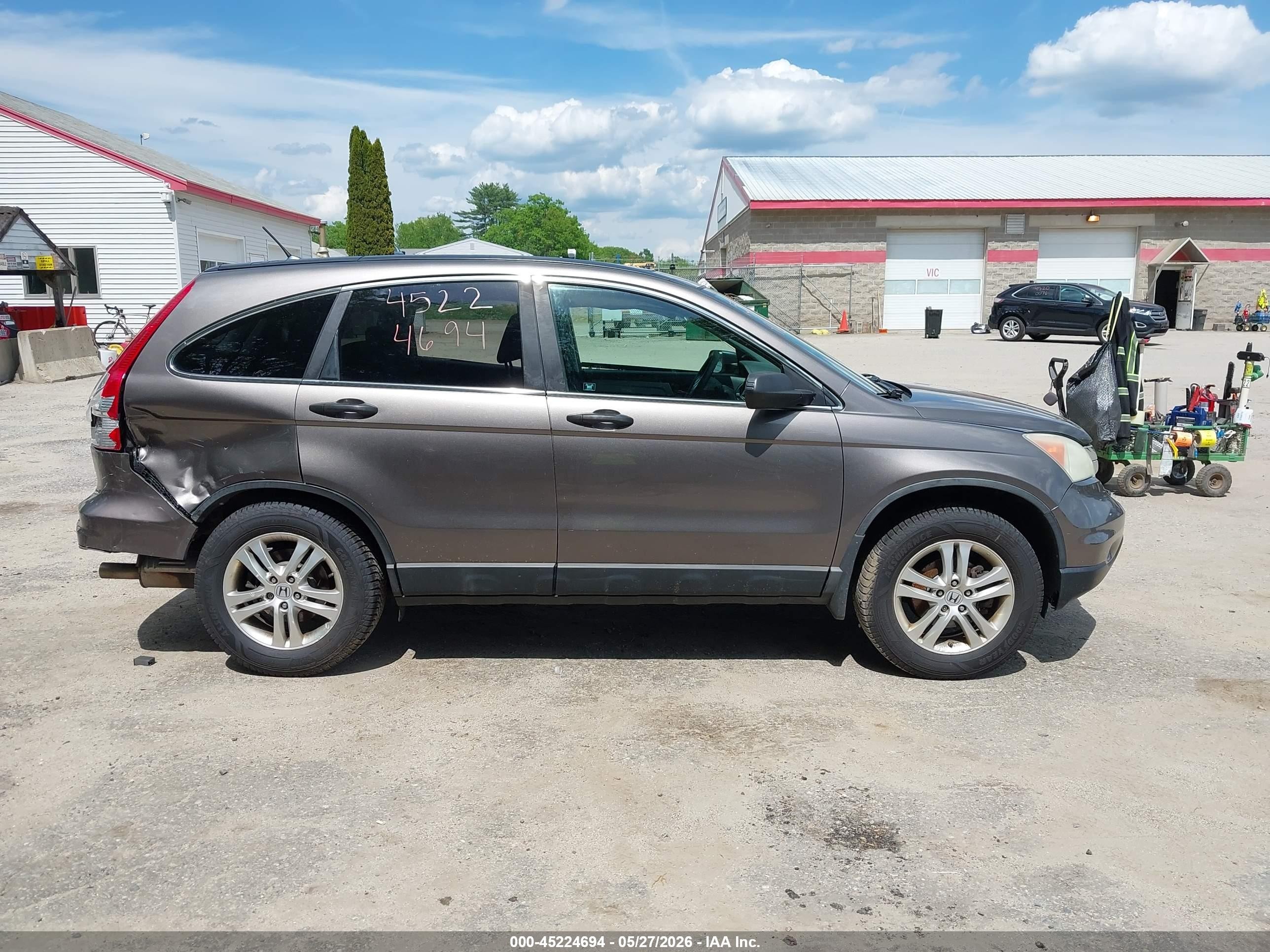 2010 Honda Cr-v Ex Brown vin: 5J6RE4H51AL048391