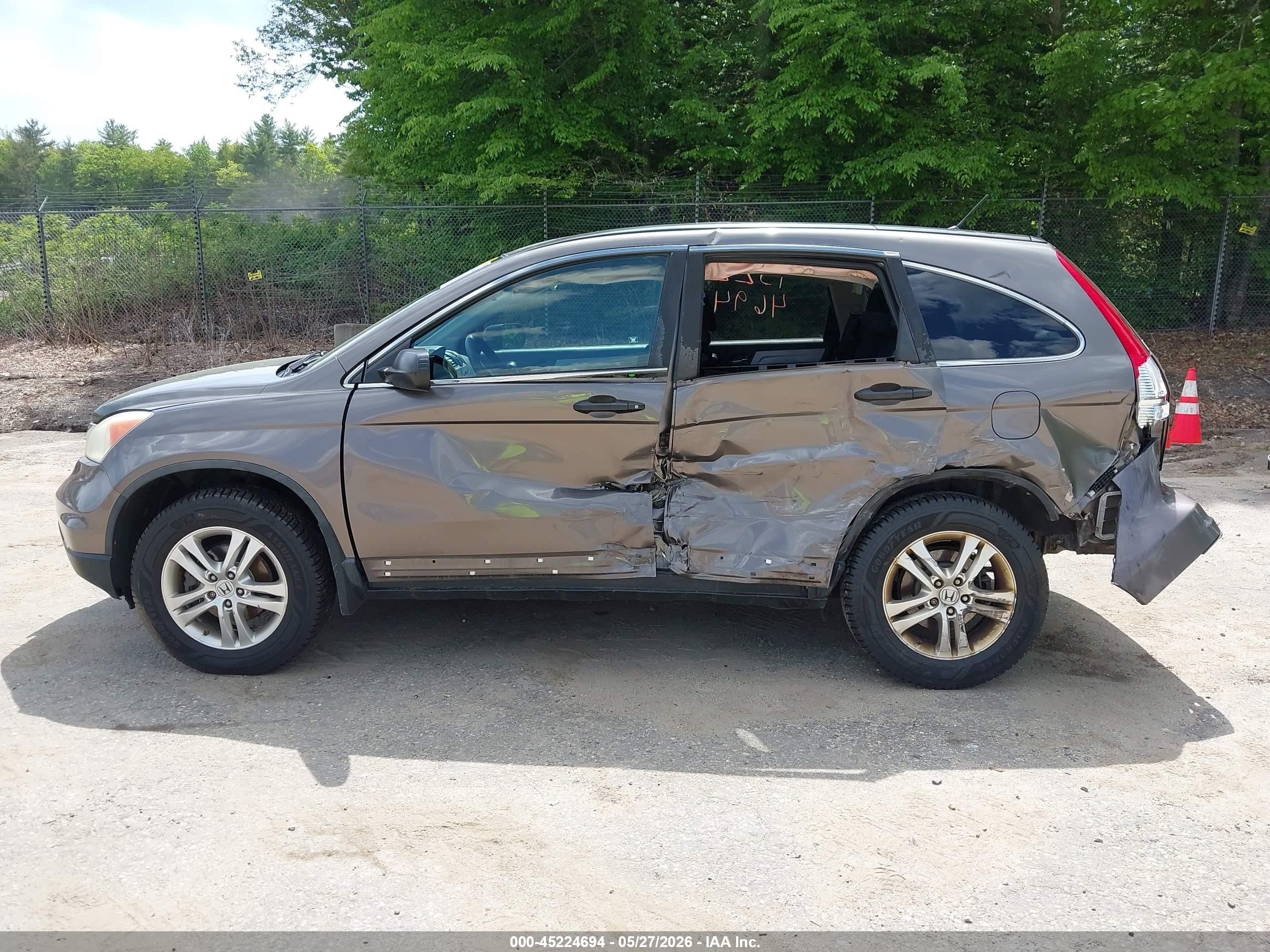 2010 Honda Cr-v Ex Brown vin: 5J6RE4H51AL048391