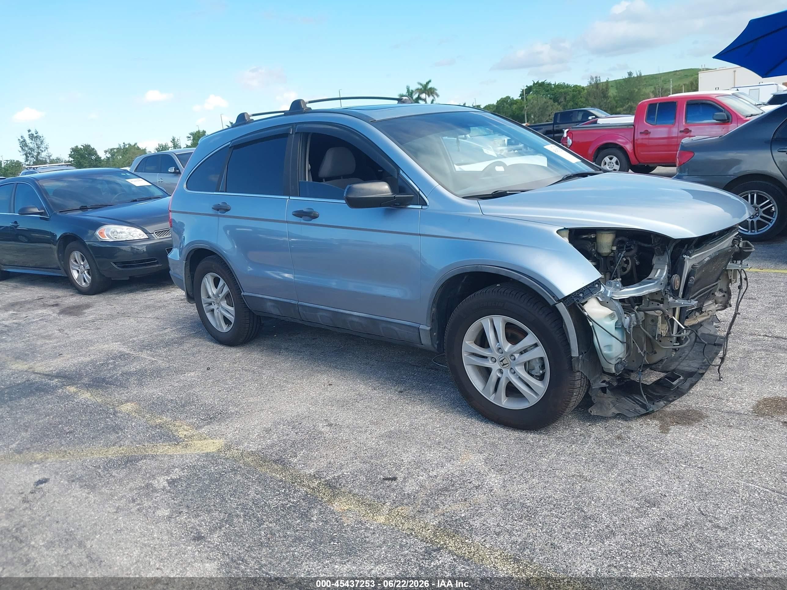2010 Honda Cr-v Ex Silver vin: 5J6RE4H51AL057026