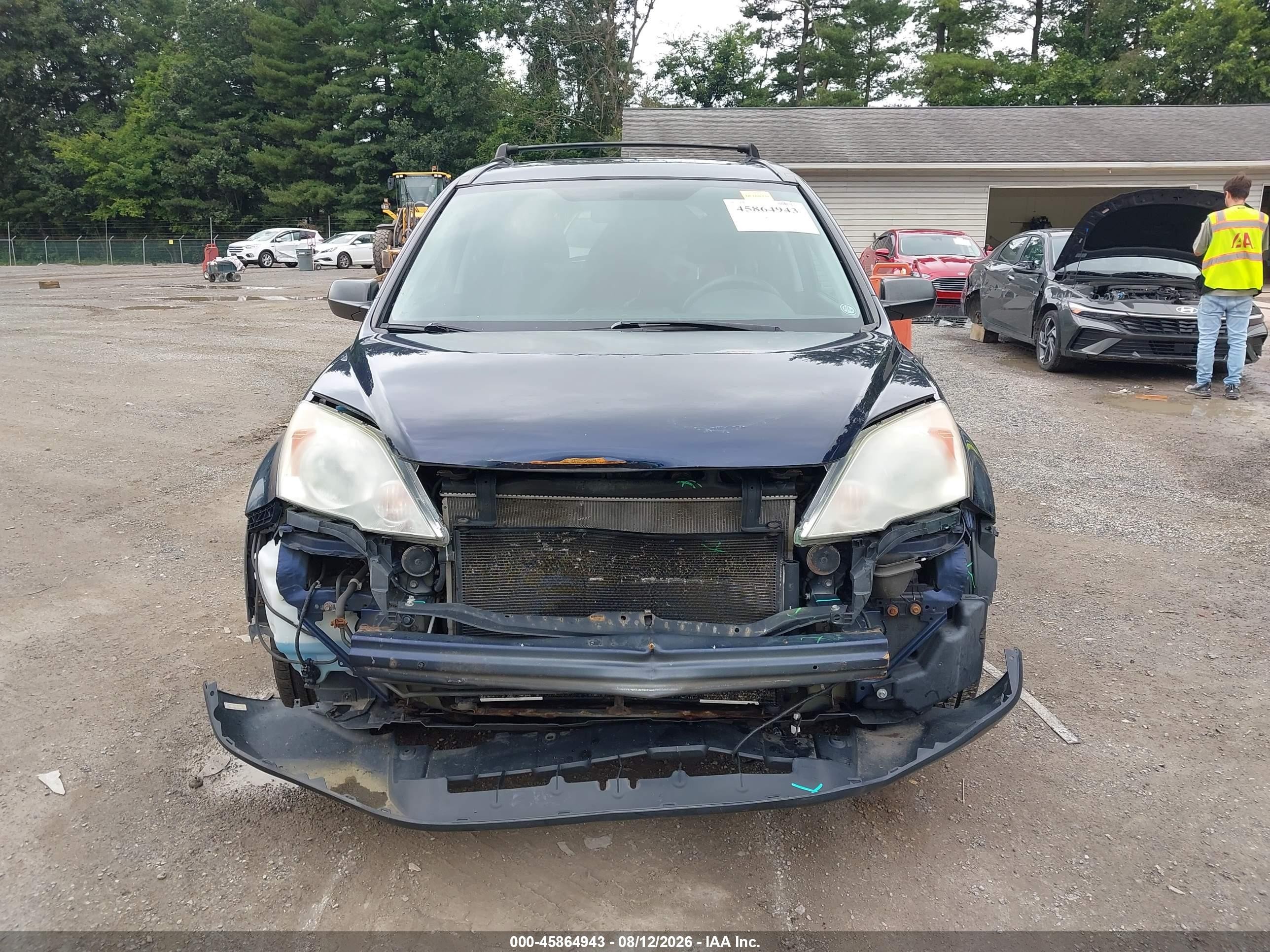 2010 Honda Cr-v Ex Blue vin: 5J6RE4H51AL067779