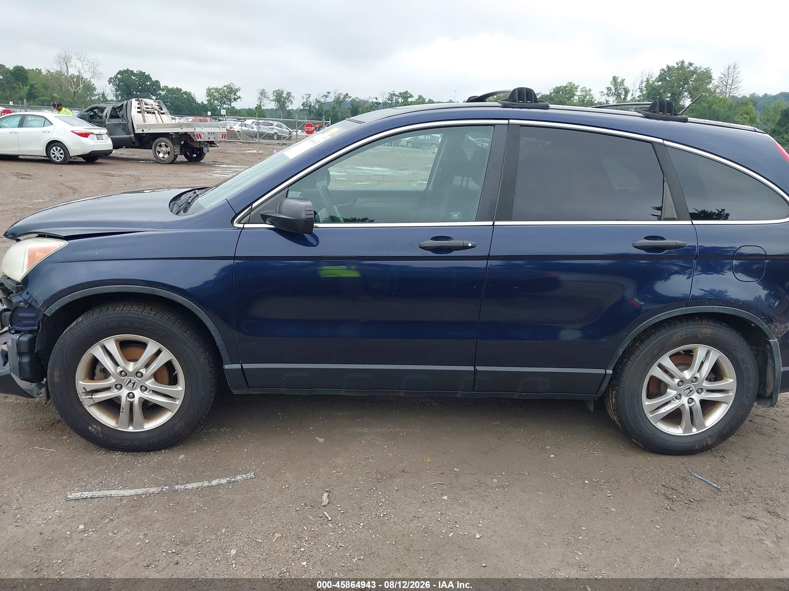 2010 Honda Cr-v Ex Blue vin: 5J6RE4H51AL067779