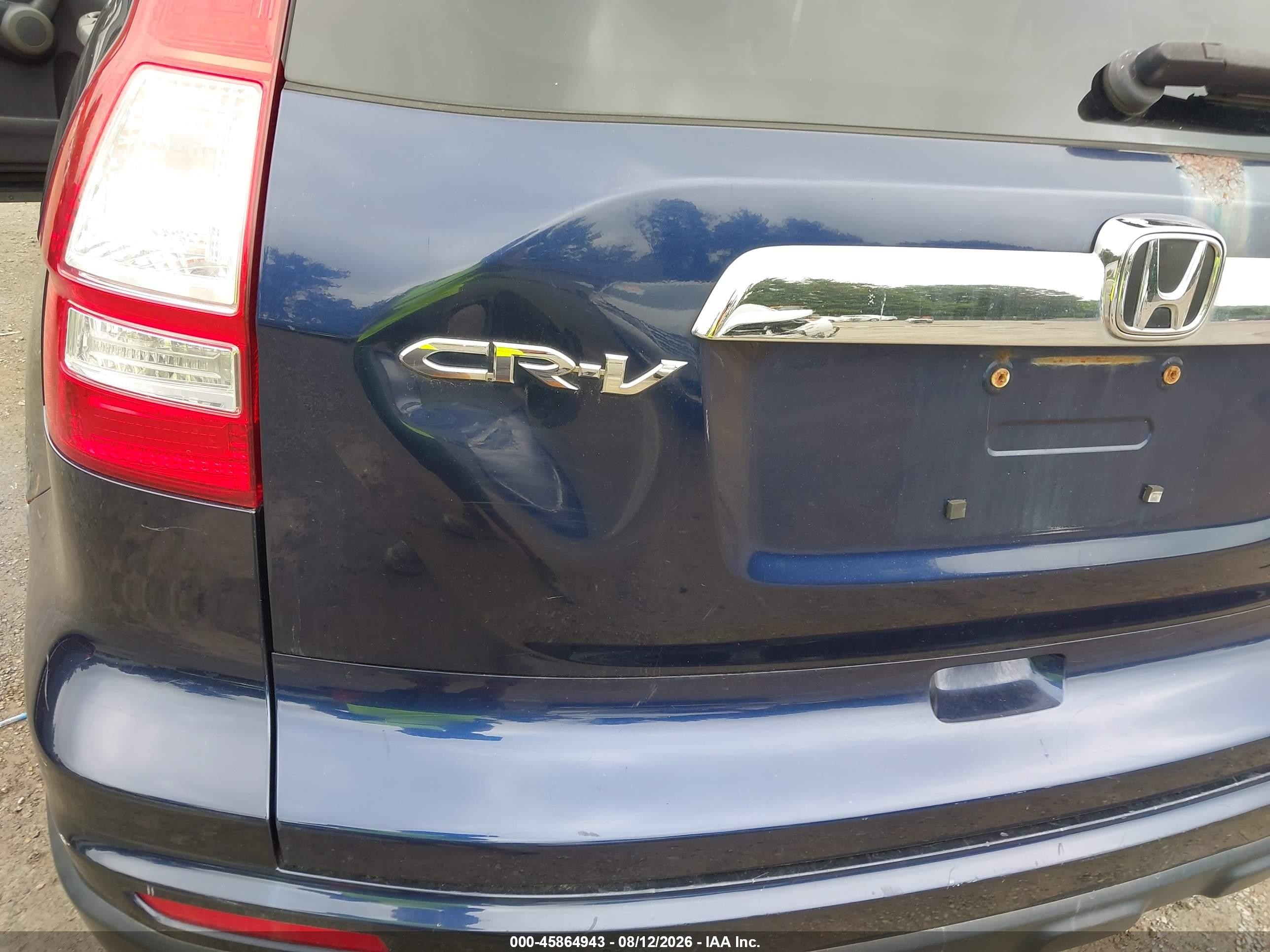 2010 Honda Cr-v Ex Blue vin: 5J6RE4H51AL067779