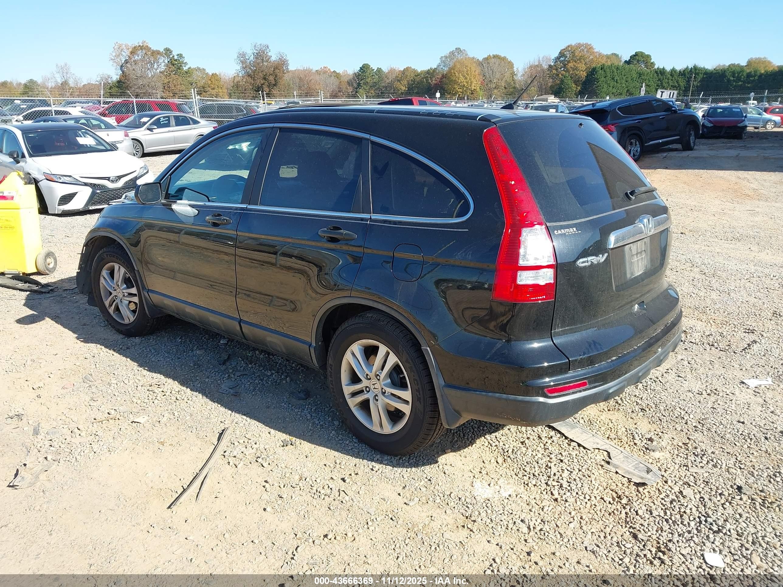 2010 Honda Cr-v Ex Black vin: 5J6RE4H51AL073484