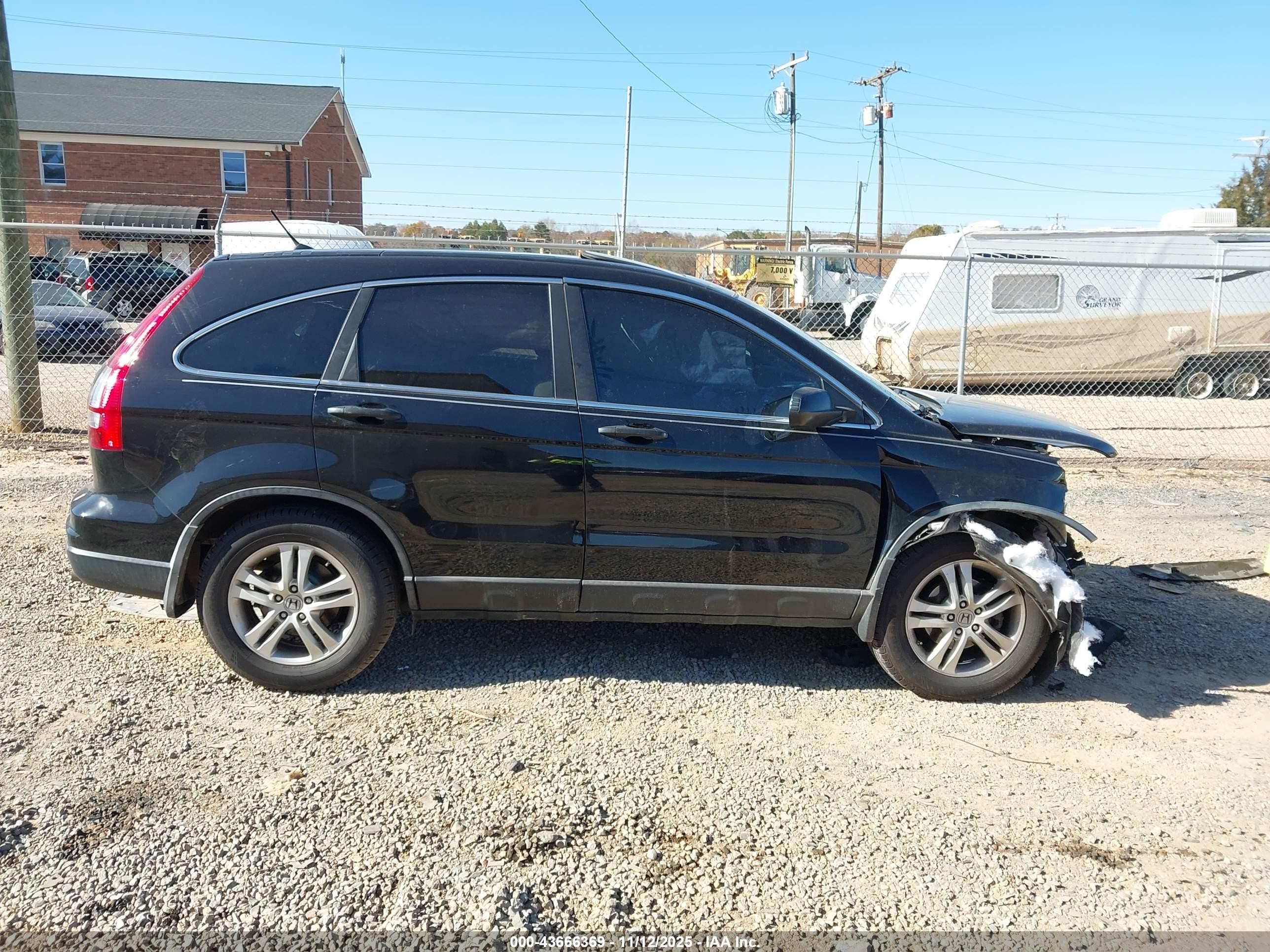 2010 Honda Cr-v Ex Black vin: 5J6RE4H51AL073484