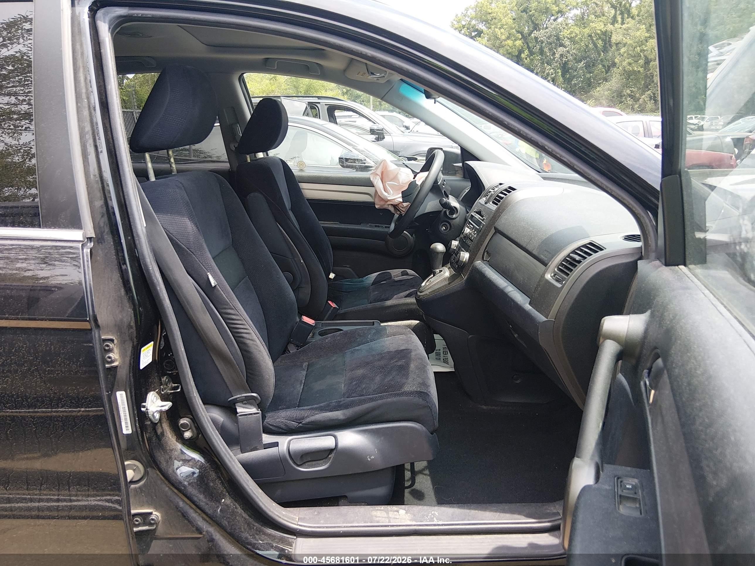 2010 Honda Cr-v Ex Black vin: 5J6RE4H51AL090673
