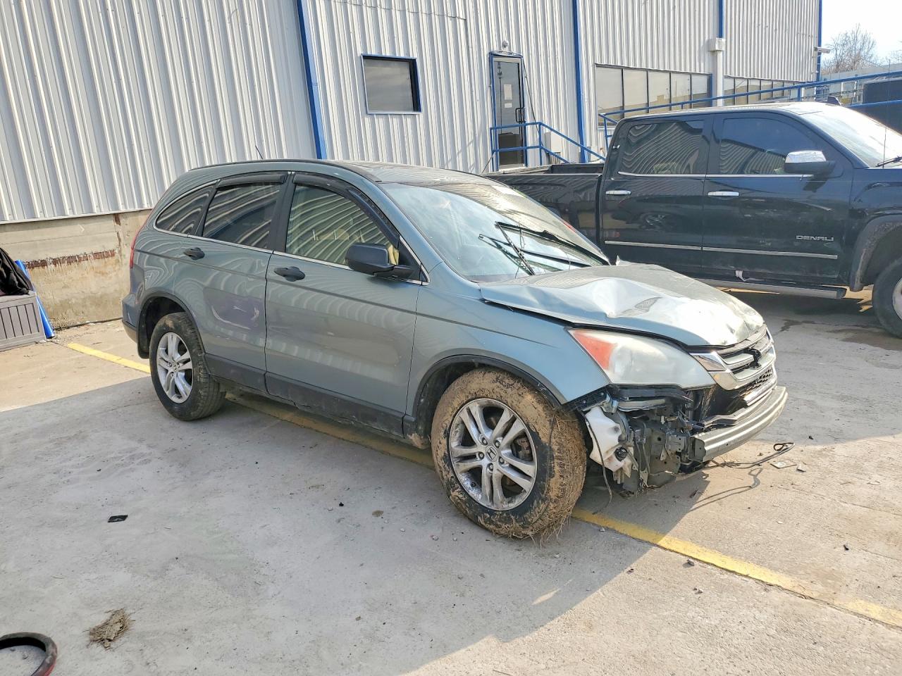 2010 Honda Cr-v Ex Turquoise vin: 5J6RE4H51AL092648