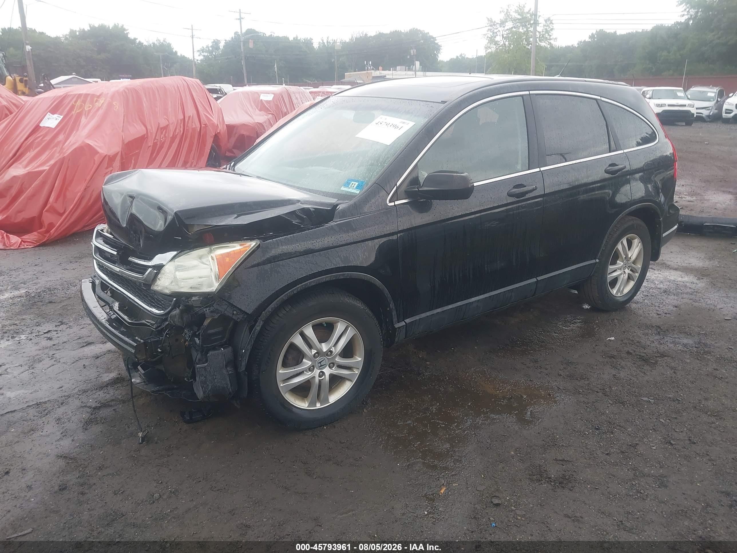 2011 Honda Cr-v Ex Black vin: 5J6RE4H51BL015201