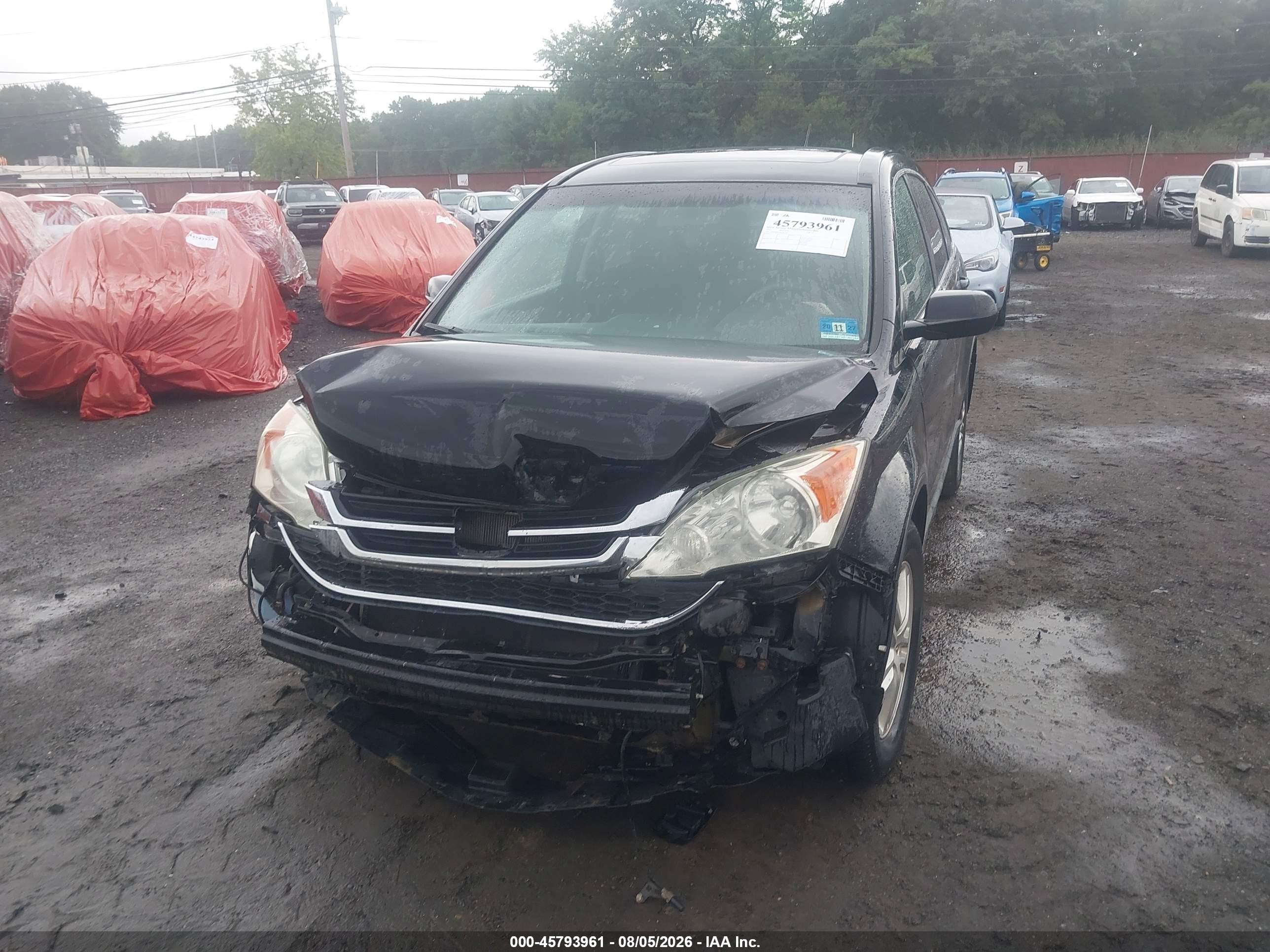 2011 Honda Cr-v Ex Black vin: 5J6RE4H51BL015201