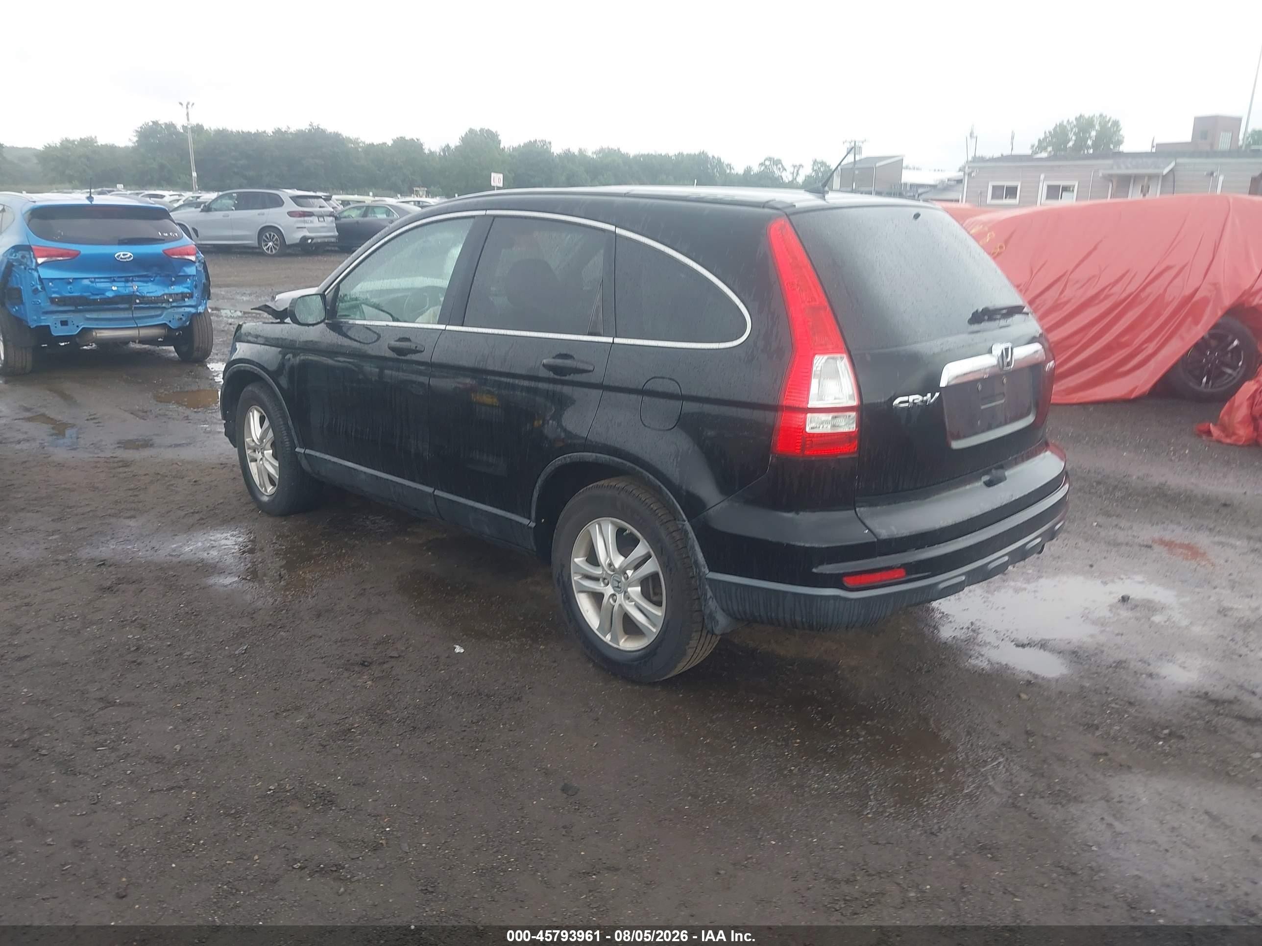 2011 Honda Cr-v Ex Black vin: 5J6RE4H51BL015201