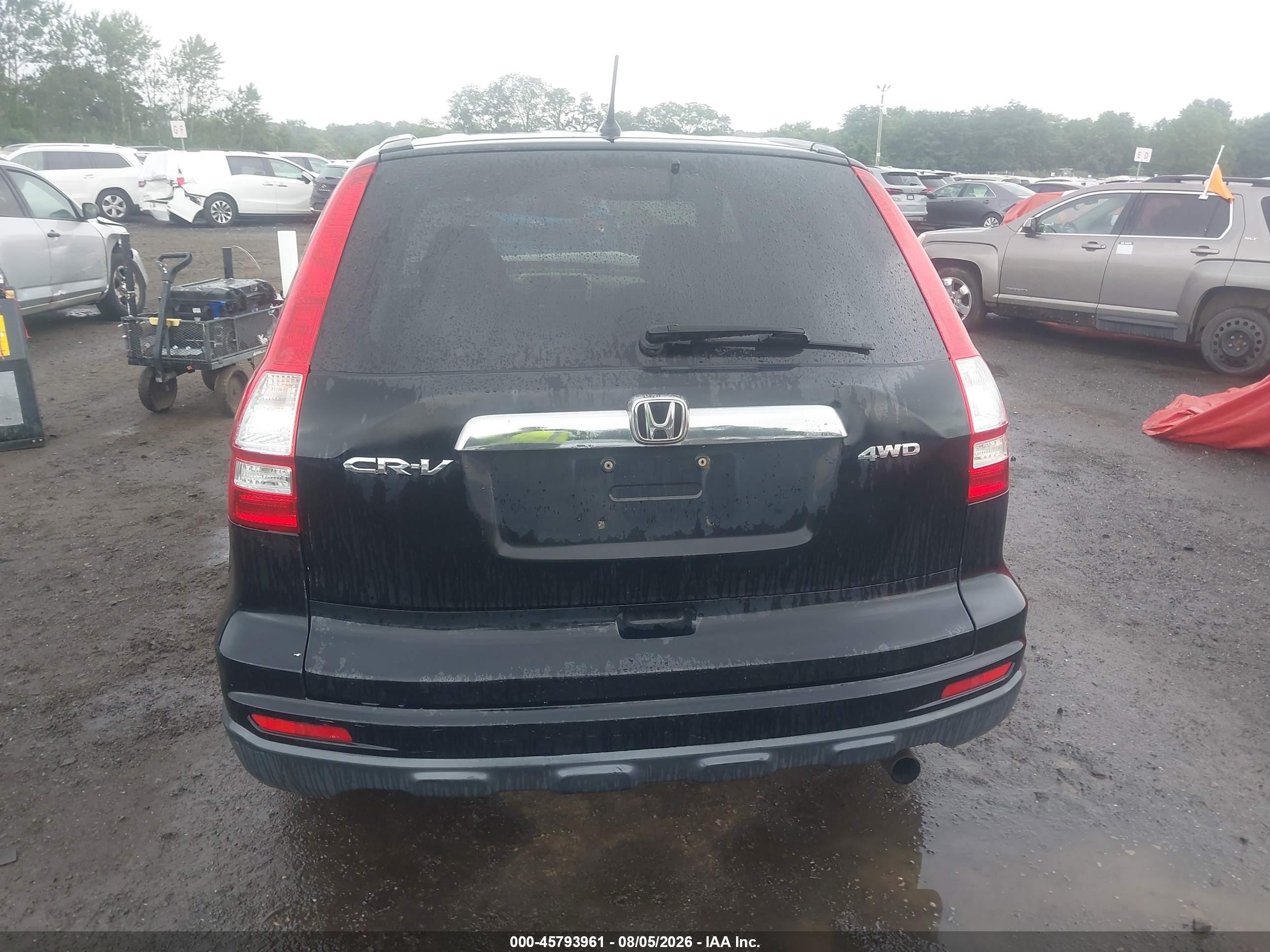 2011 Honda Cr-v Ex Black vin: 5J6RE4H51BL015201