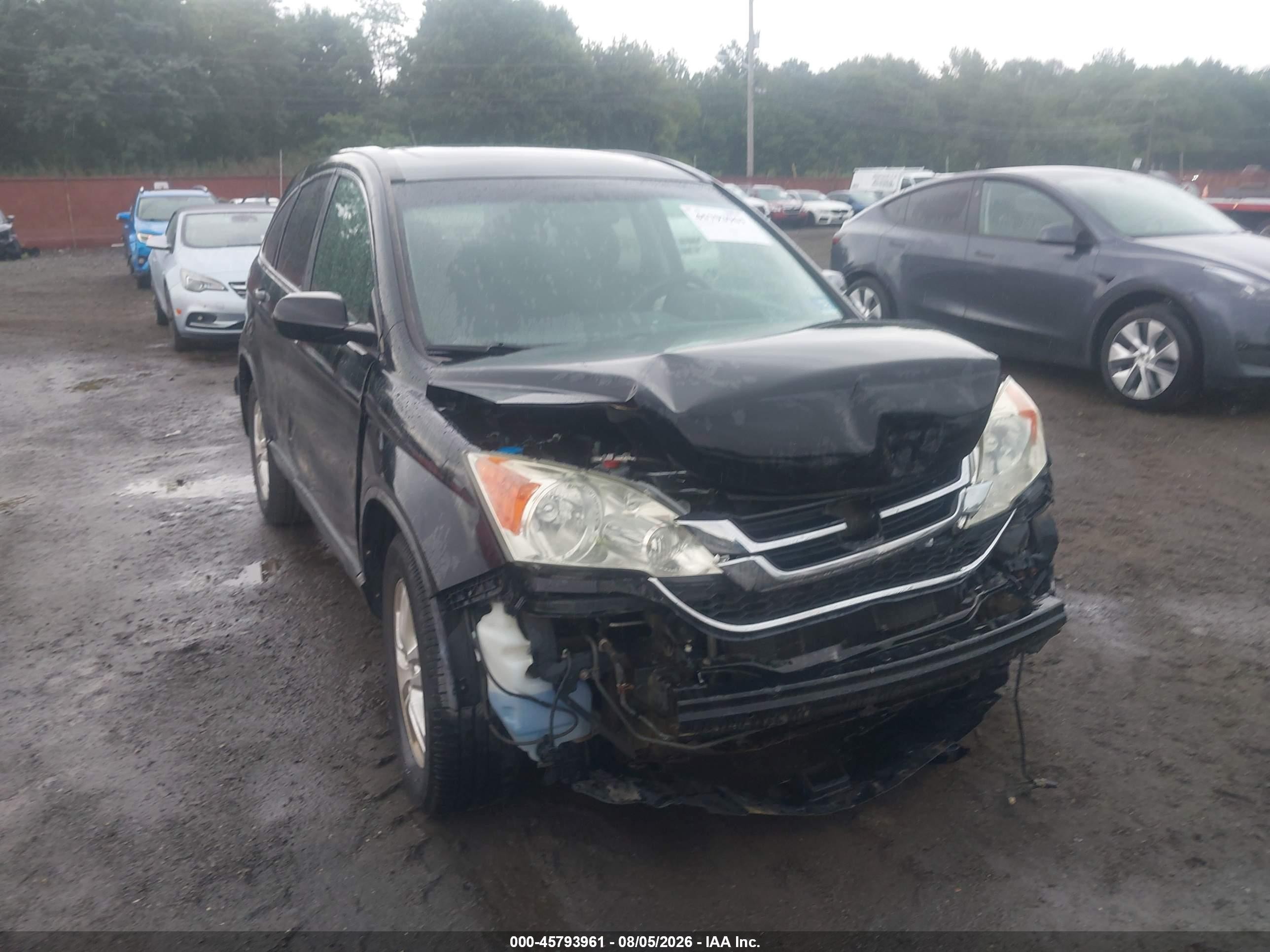 2011 Honda Cr-v Ex Black vin: 5J6RE4H51BL015201