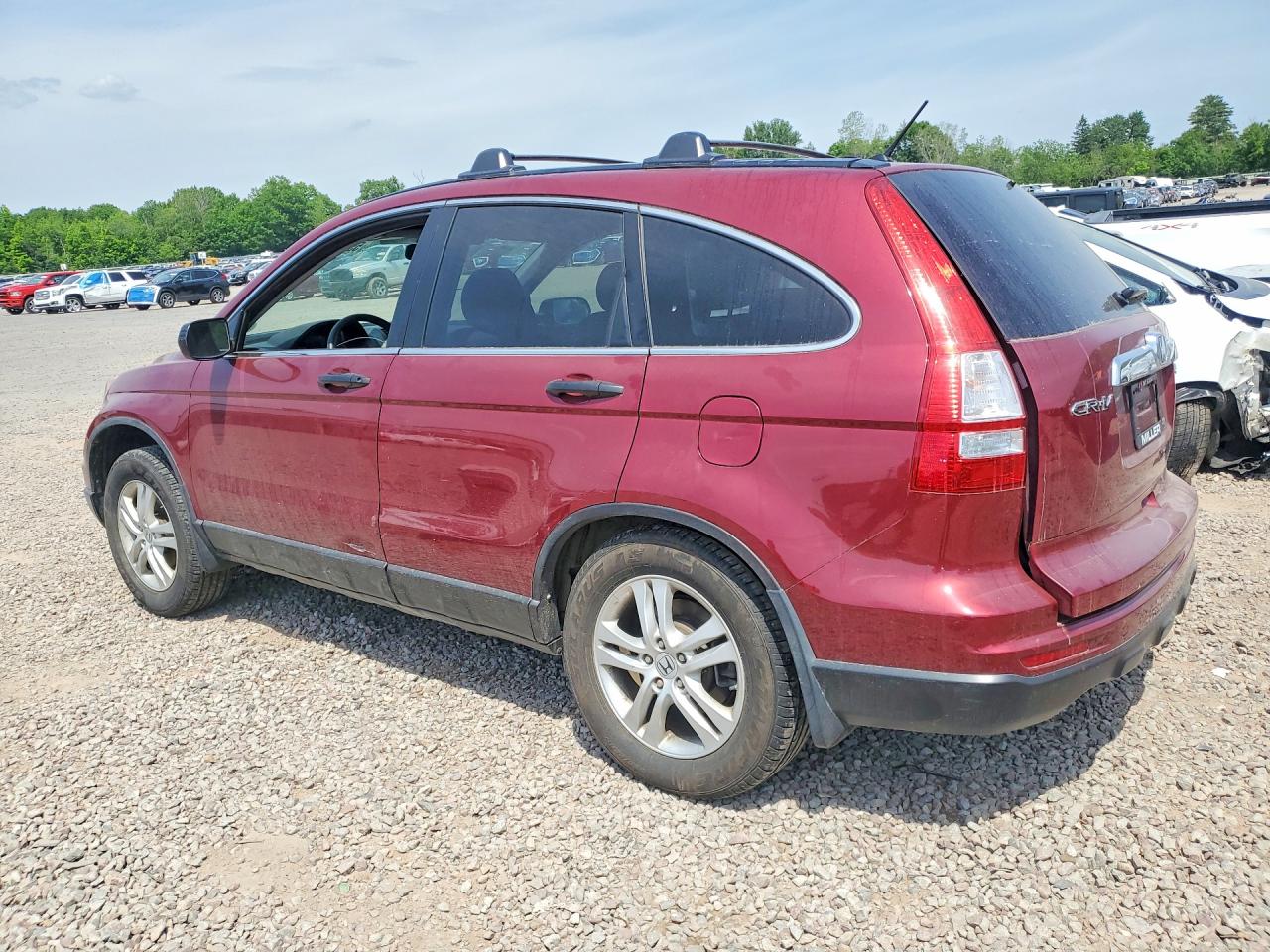 2011 Honda Cr-v Ex Red vin: 5J6RE4H51BL055567