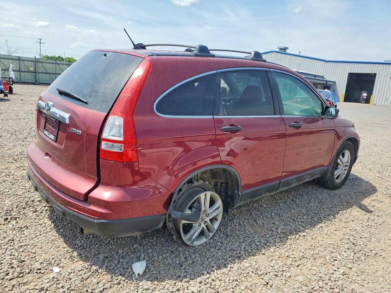 2011 Honda Cr-v Ex Red vin: 5J6RE4H51BL055567