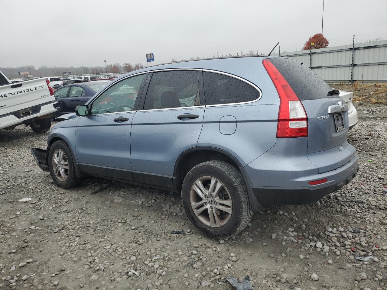 2011 Honda Cr-v Ex Blue vin: 5J6RE4H51BL072398