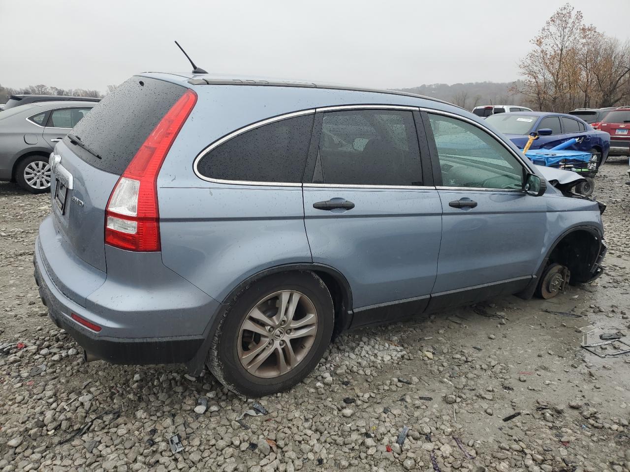2011 Honda Cr-v Ex Blue vin: 5J6RE4H51BL072398