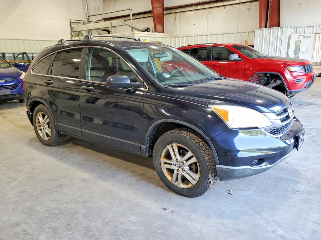 2010 Honda Cr-v Ex Black vin: 5J6RE4H52AL032829