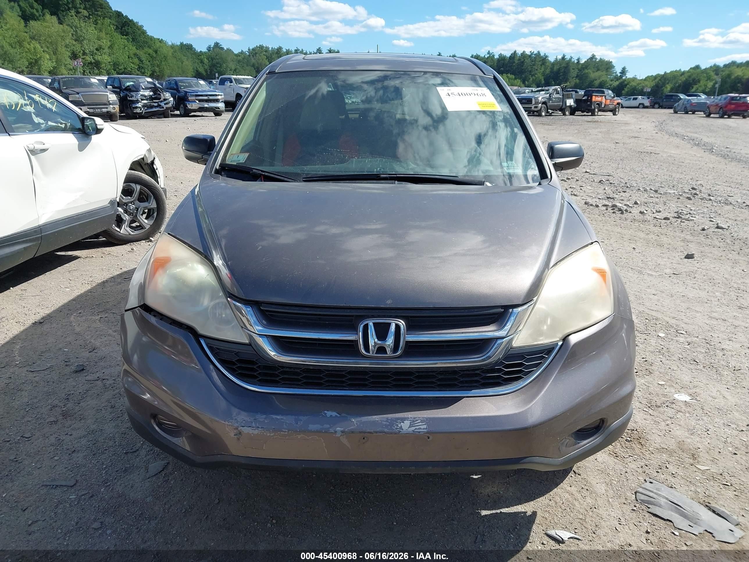 2010 Honda Cr-v Ex Gray vin: 5J6RE4H52AL033320