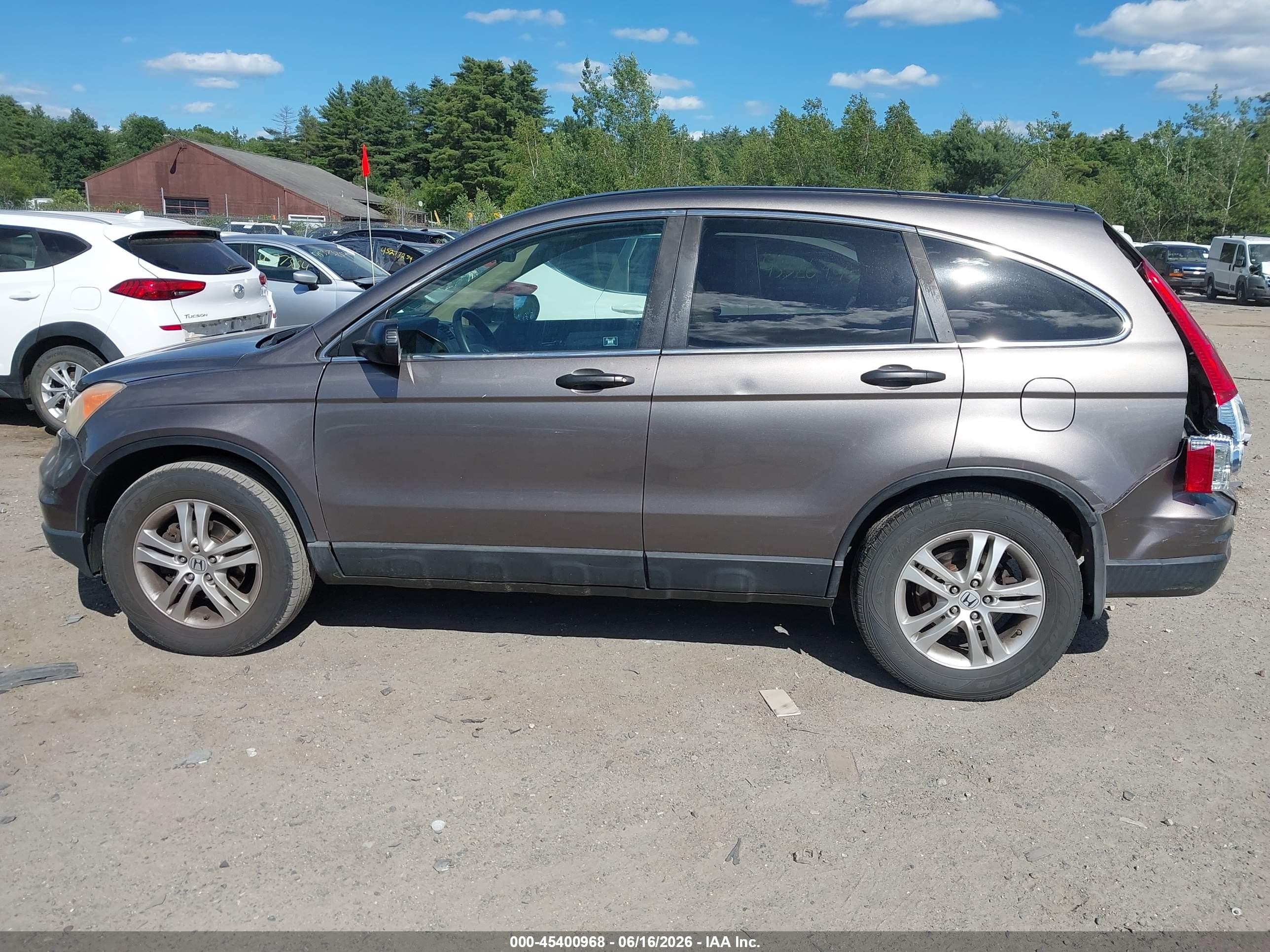2010 Honda Cr-v Ex Gray vin: 5J6RE4H52AL033320