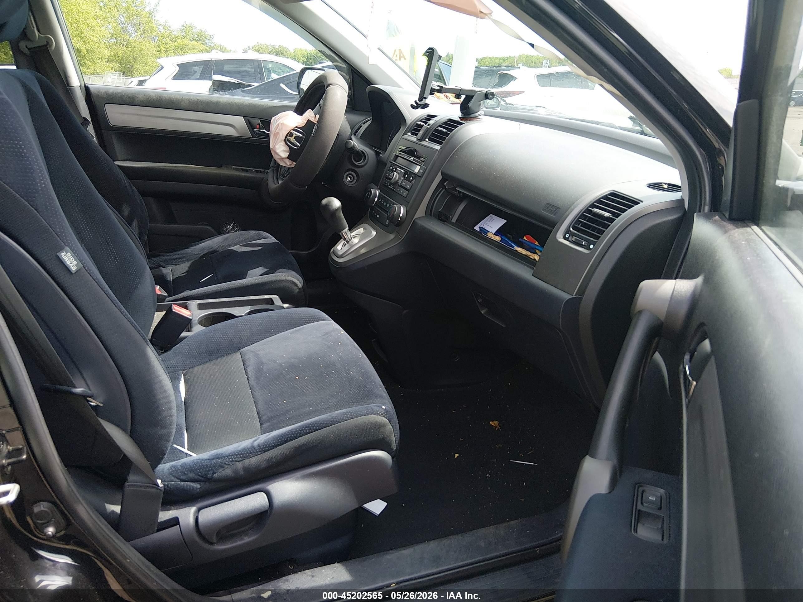 2010 Honda Cr-v Ex Black vin: 5J6RE4H52AL049887