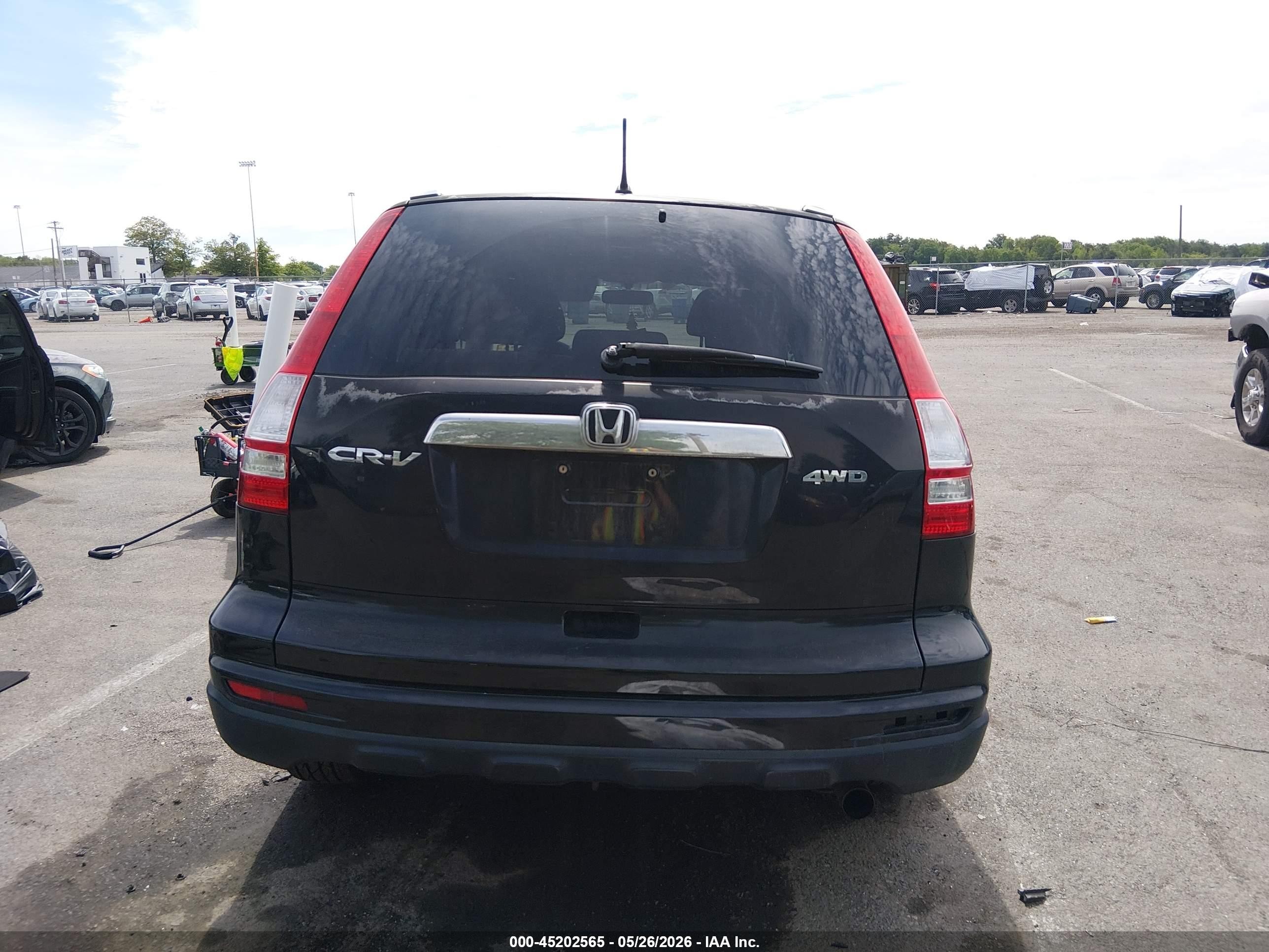 2010 Honda Cr-v Ex Black vin: 5J6RE4H52AL049887