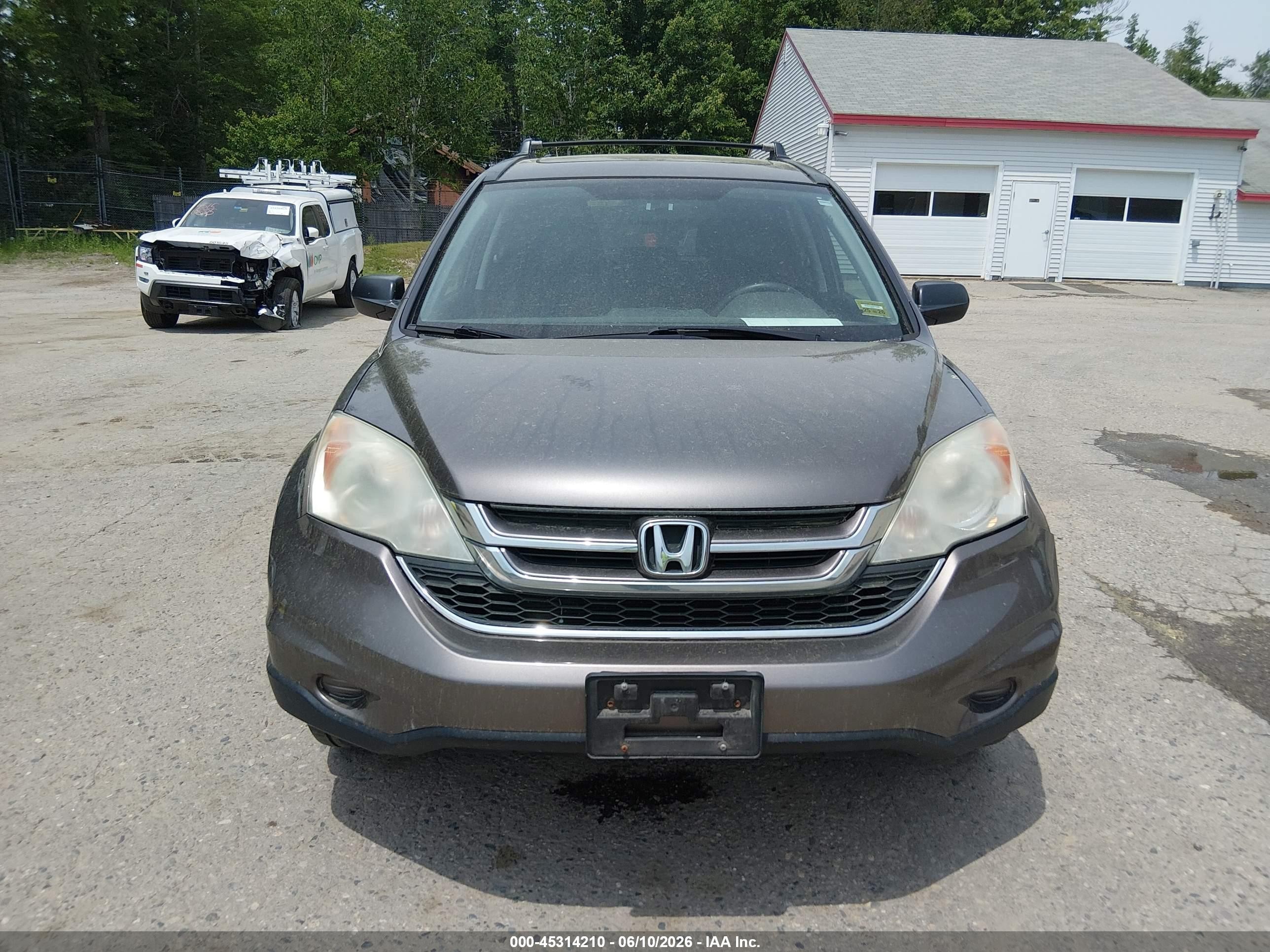 2010 Honda Cr-v Ex Gray vin: 5J6RE4H52AL065894