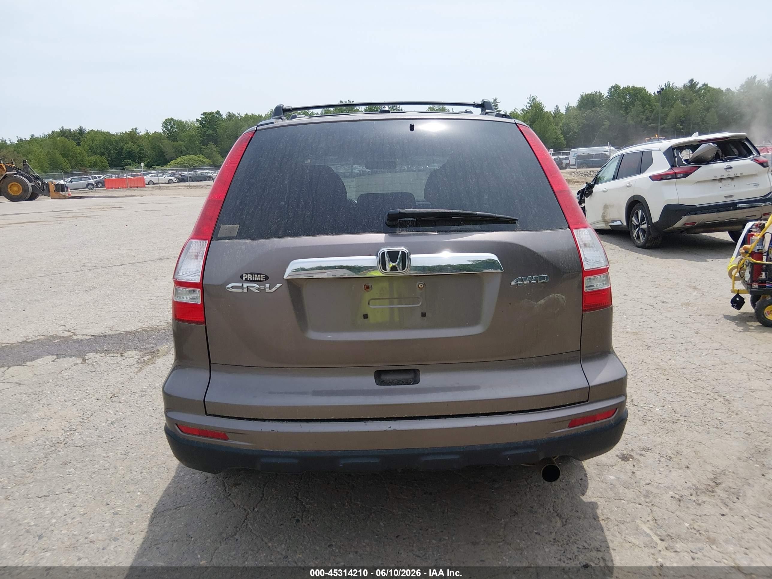 2010 Honda Cr-v Ex Gray vin: 5J6RE4H52AL065894