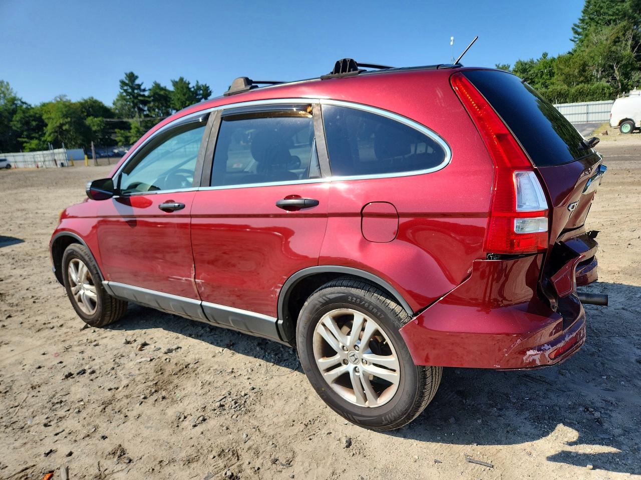 2010 Honda Cr-v Ex Red vin: 5J6RE4H52AL094747
