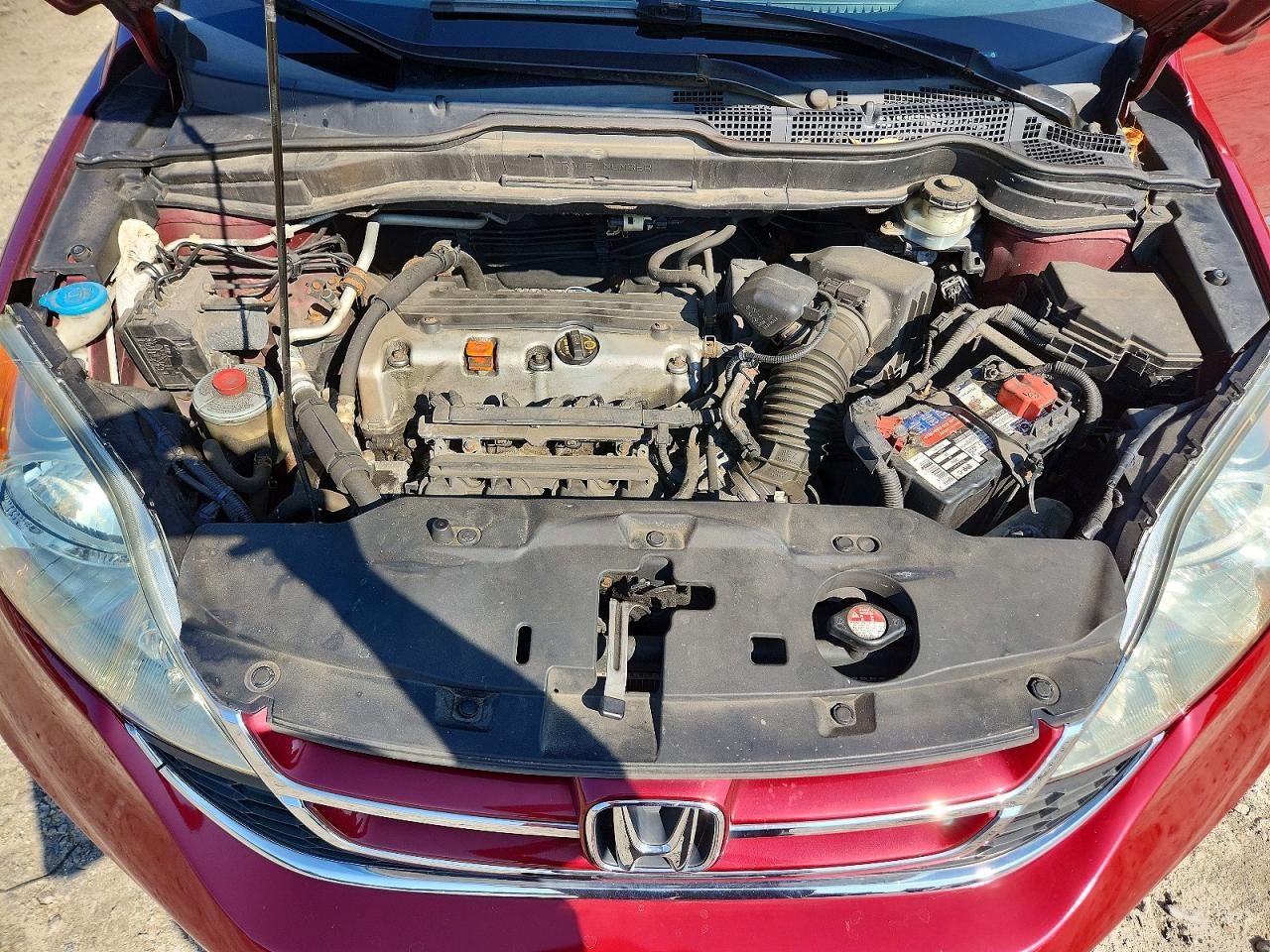 2010 Honda Cr-v Ex Red vin: 5J6RE4H52AL094747