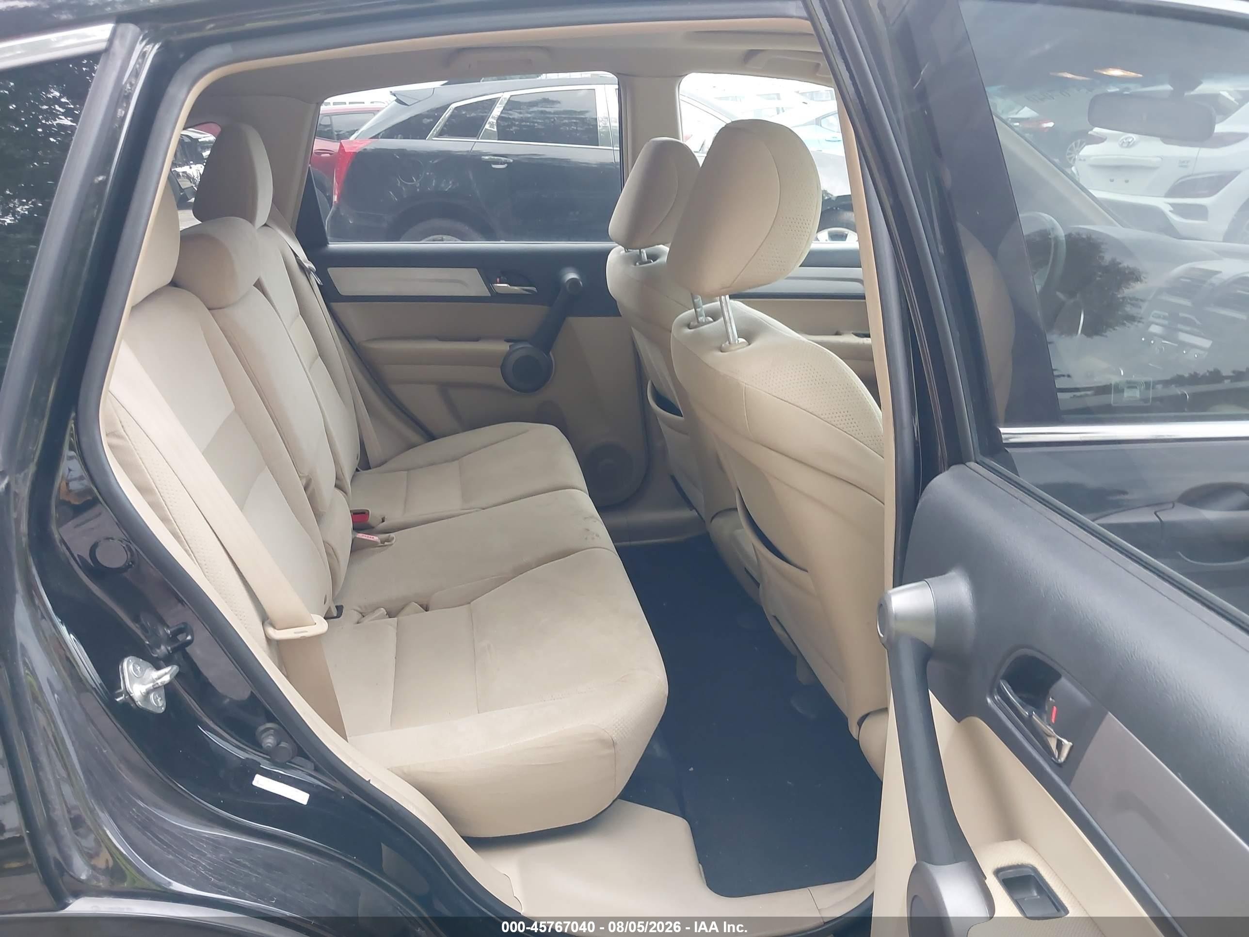 2010 Honda Cr-v Ex Black vin: 5J6RE4H52AL095087