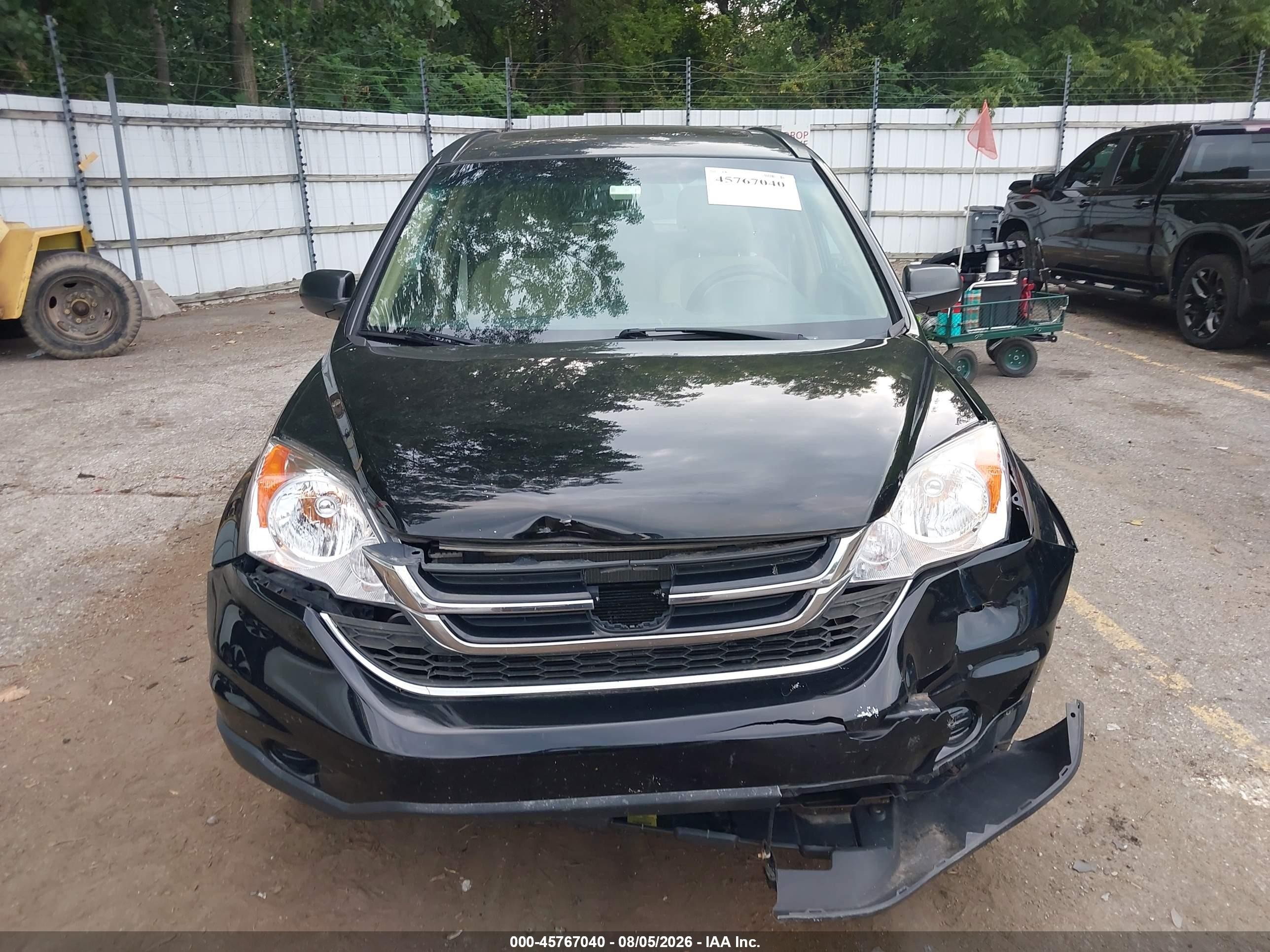 2010 Honda Cr-v Ex Black vin: 5J6RE4H52AL095087