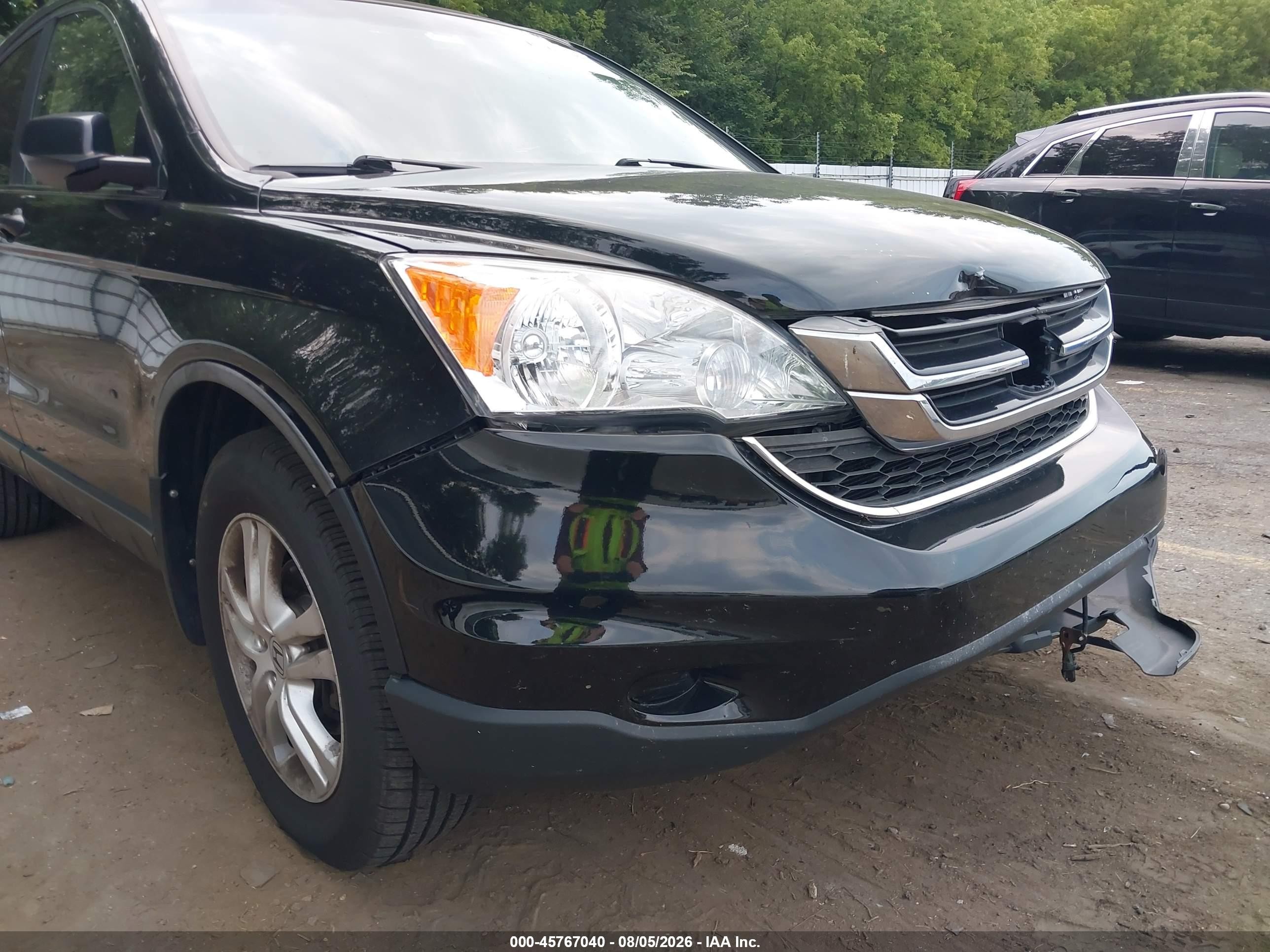 2010 Honda Cr-v Ex Black vin: 5J6RE4H52AL095087