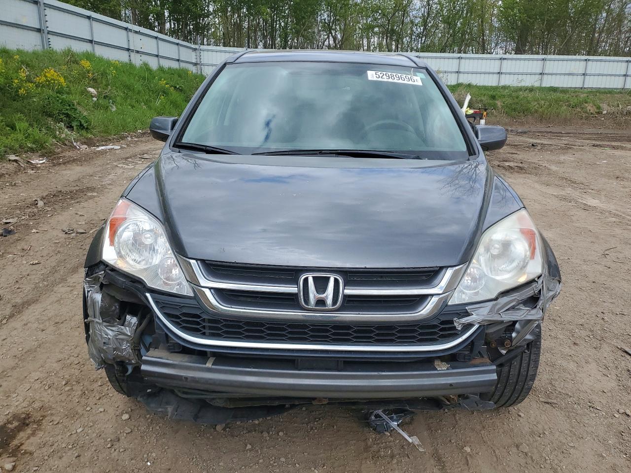 2010 Honda Cr-v Ex Gray vin: 5J6RE4H52AL808215