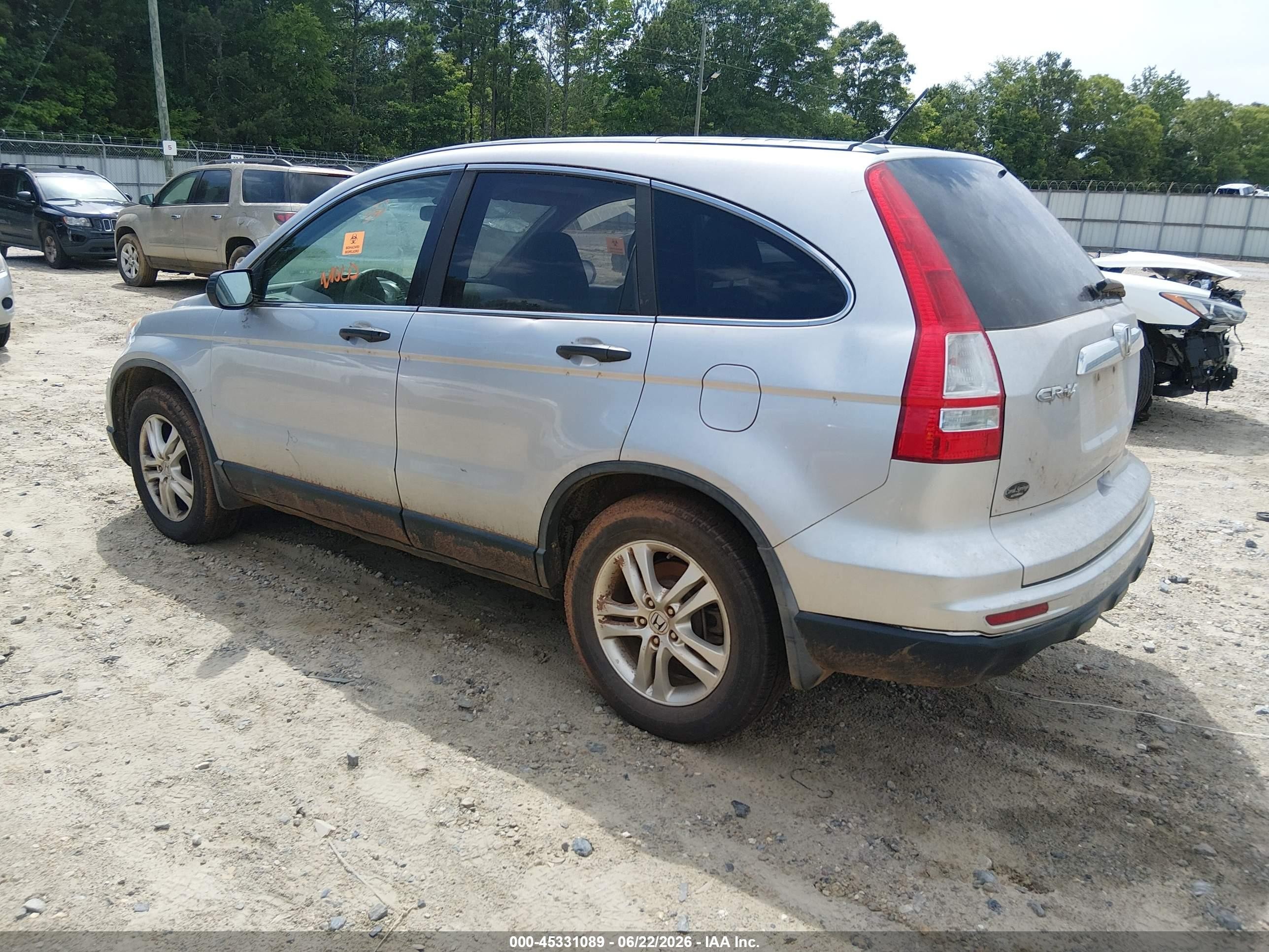 2011 Honda Cr-v Ex Gray vin: 5J6RE4H52BL007219