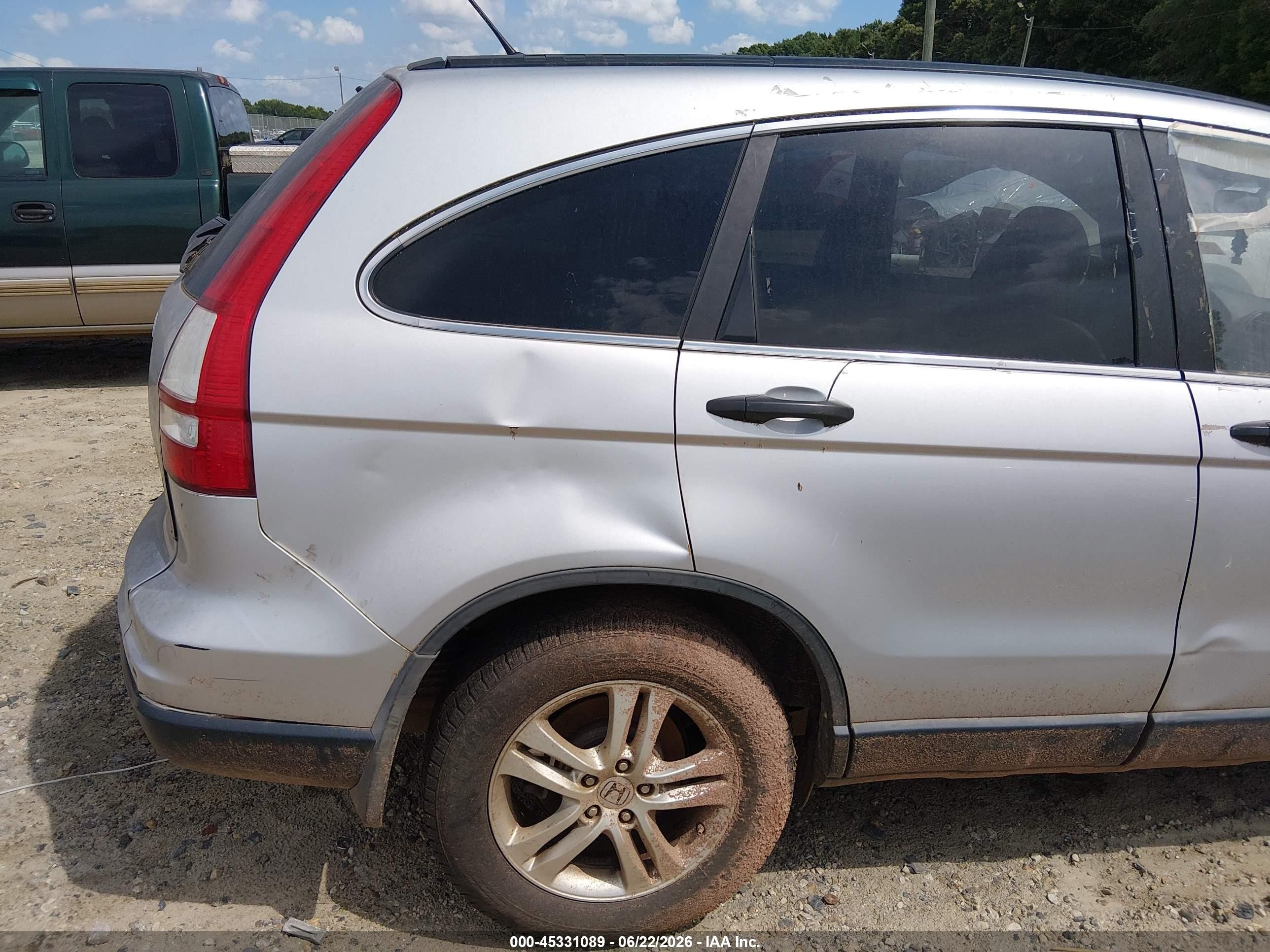 2011 Honda Cr-v Ex Gray vin: 5J6RE4H52BL007219