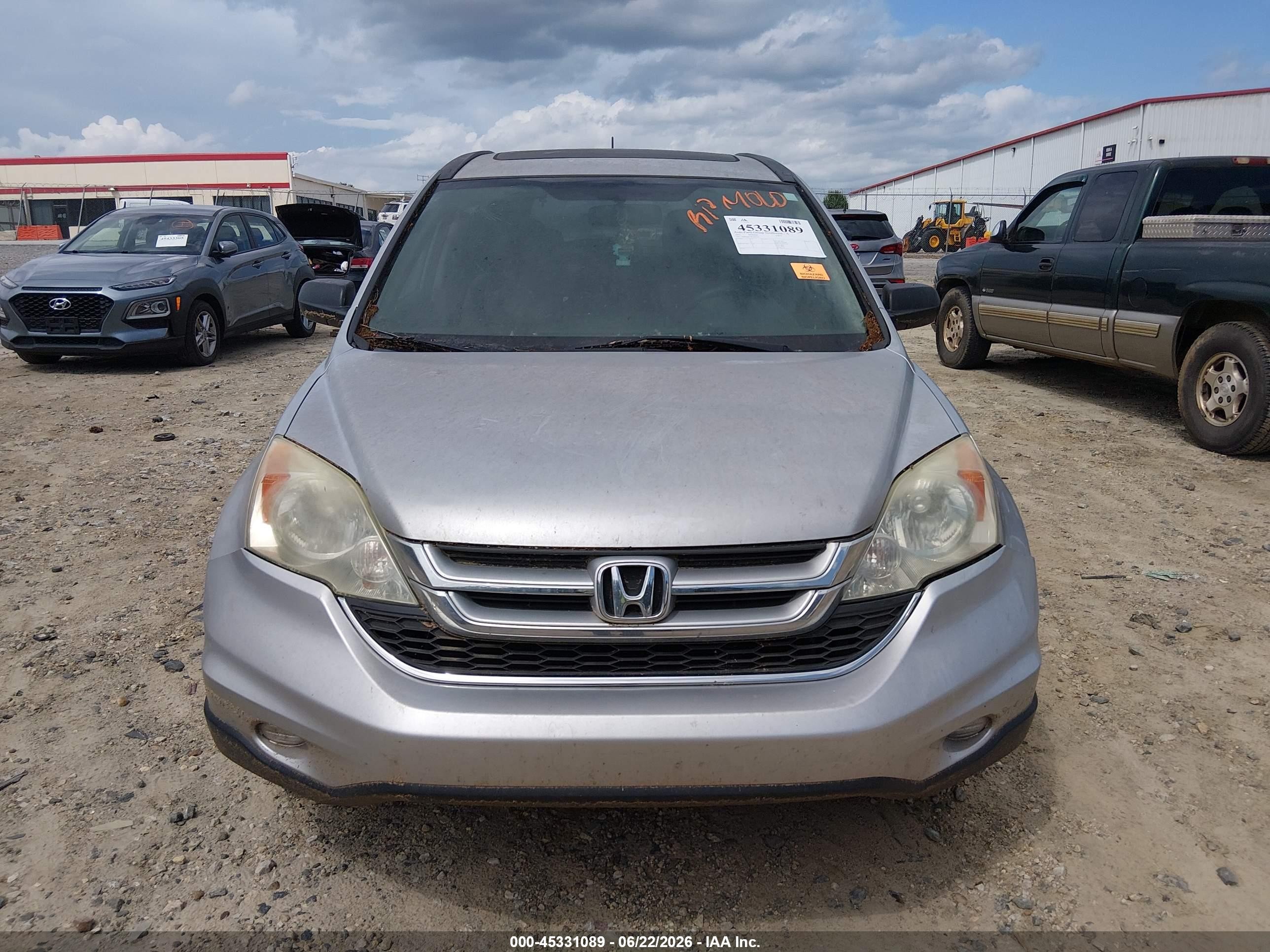 2011 Honda Cr-v Ex Gray vin: 5J6RE4H52BL007219