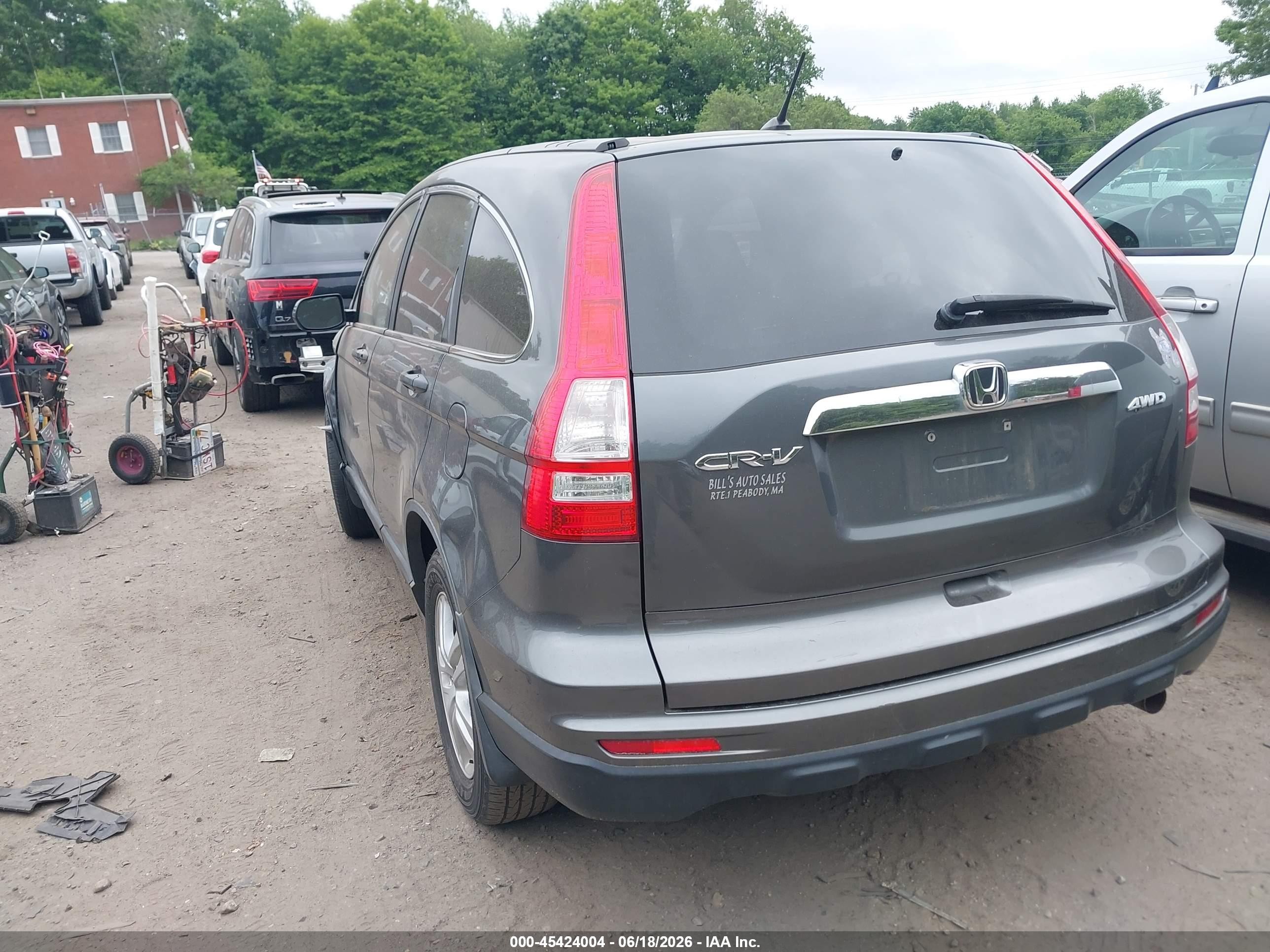 2011 Honda Cr-v Ex Gray vin: 5J6RE4H52BL040169